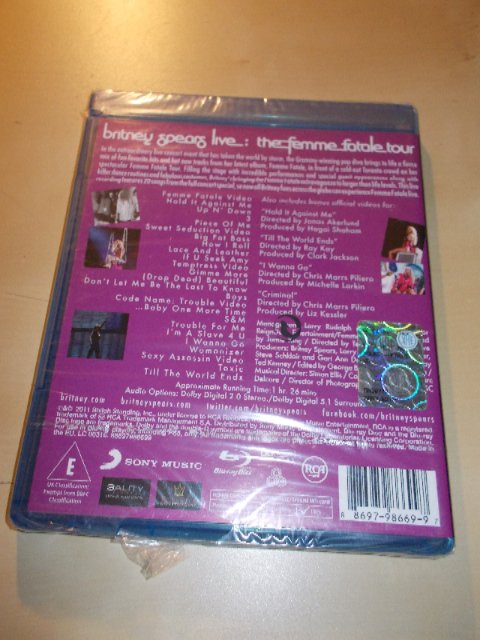 BRITNEY SPEARS LIVE - THE FEMME FATALE TOUR (Blu-ray)
