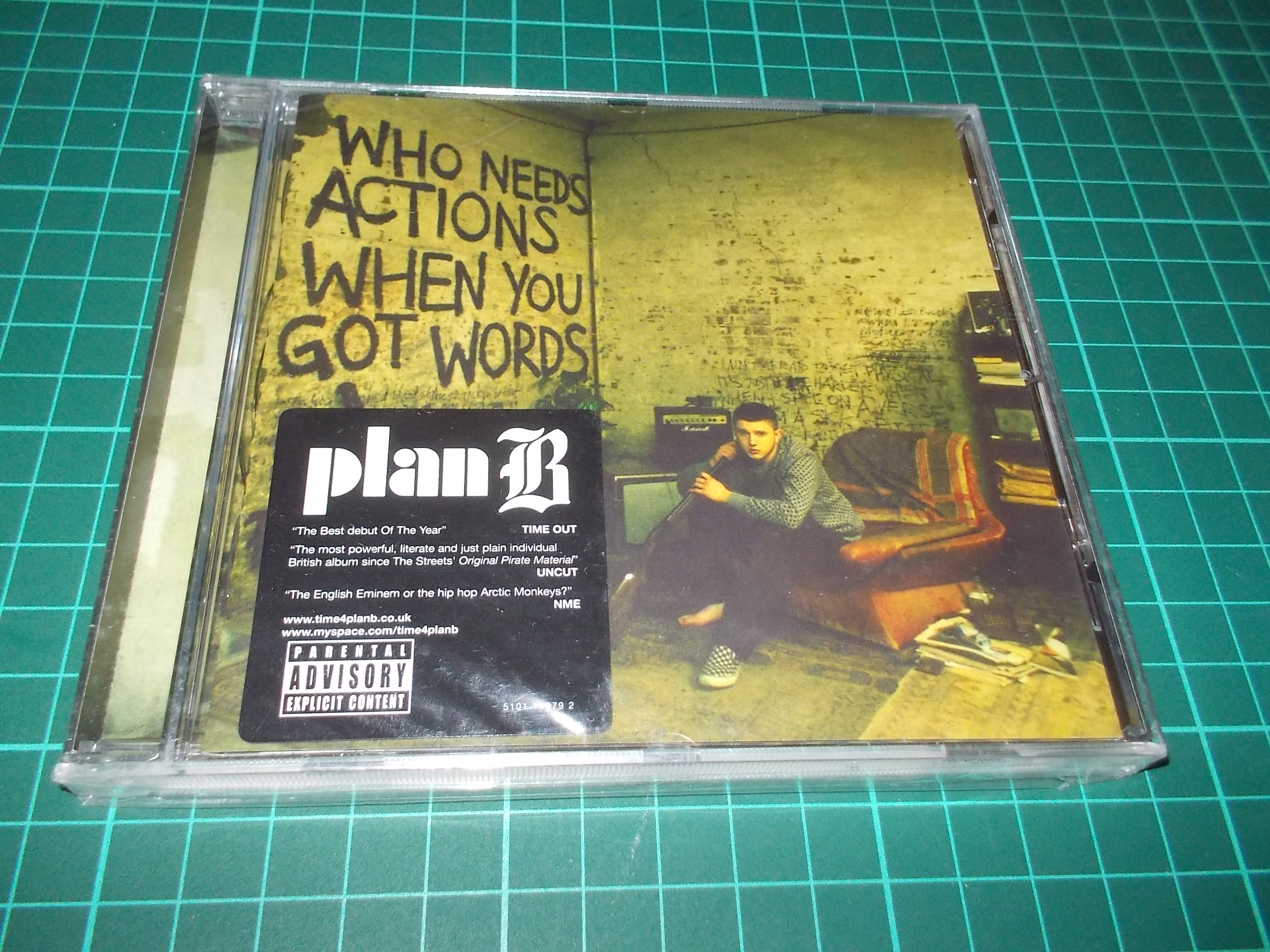 PLAN B. - WHO NEEDS ACTIOS WHENYOU GOT WORDS (CD)
