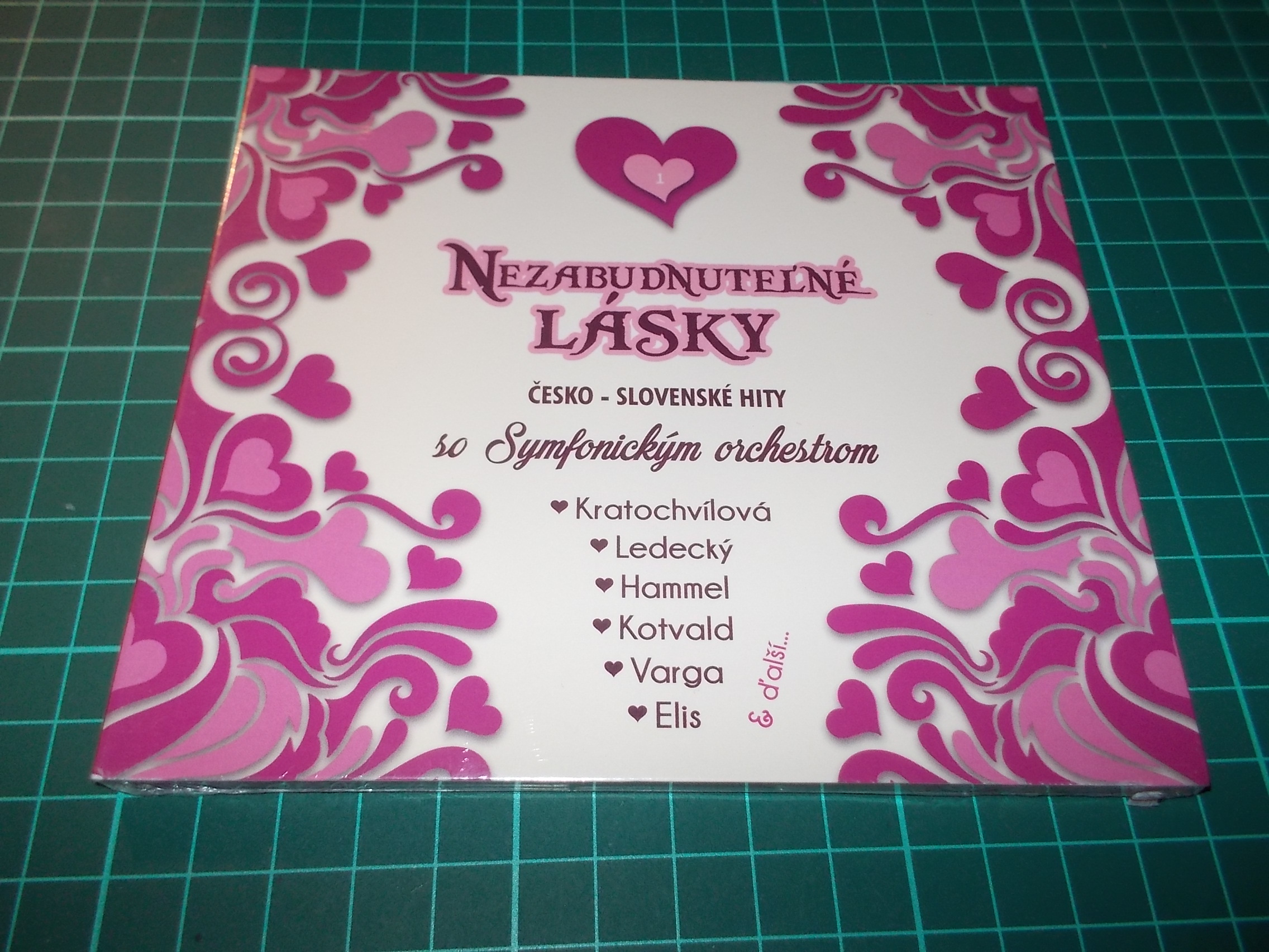 Nezabudnuteĺné lásky - ČESKO - SLOVENSKÉ HITY so S ymfonickým orchestrom (CD) Digipack