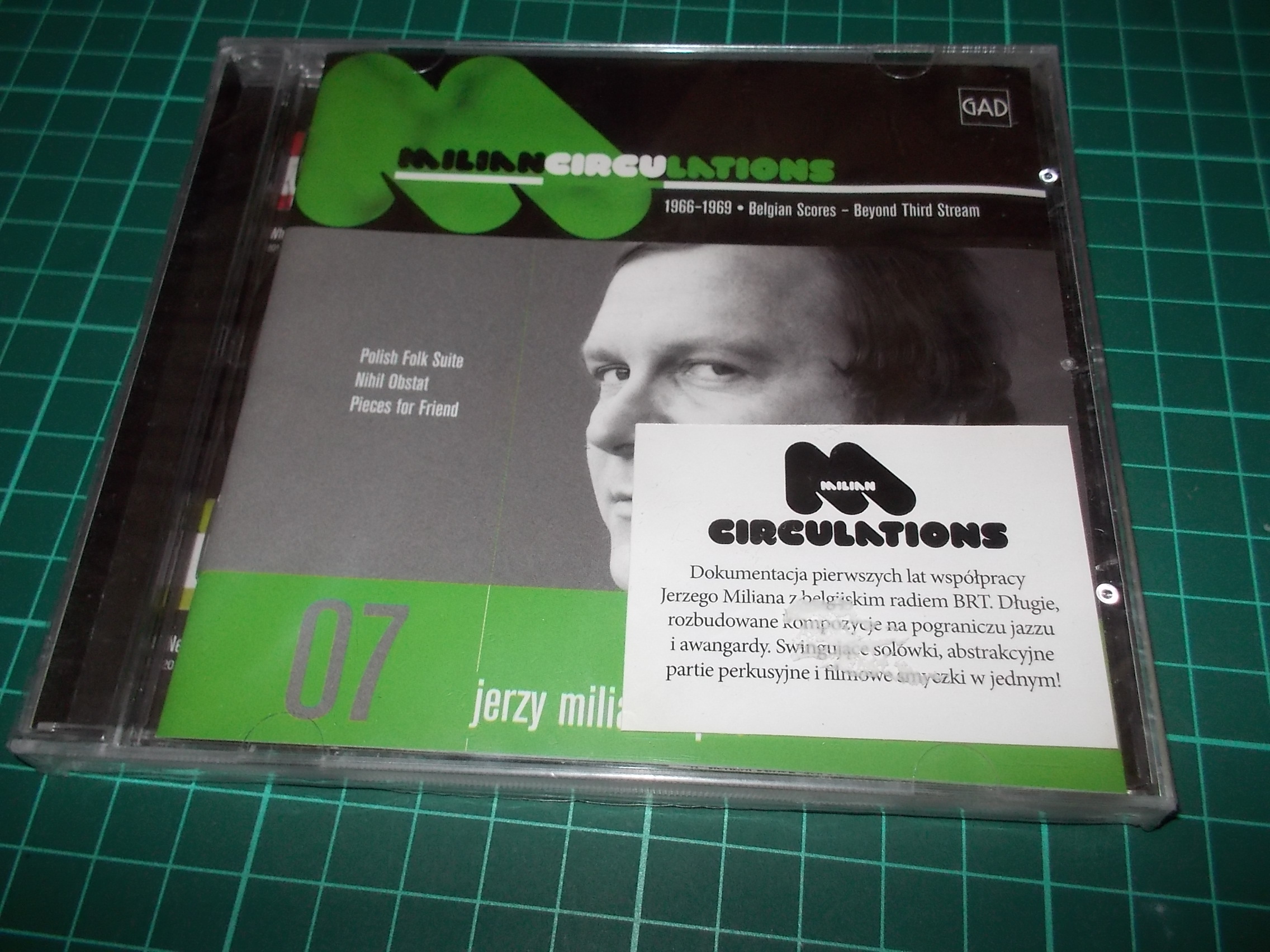Jerzy Milian - Circulations (CD)