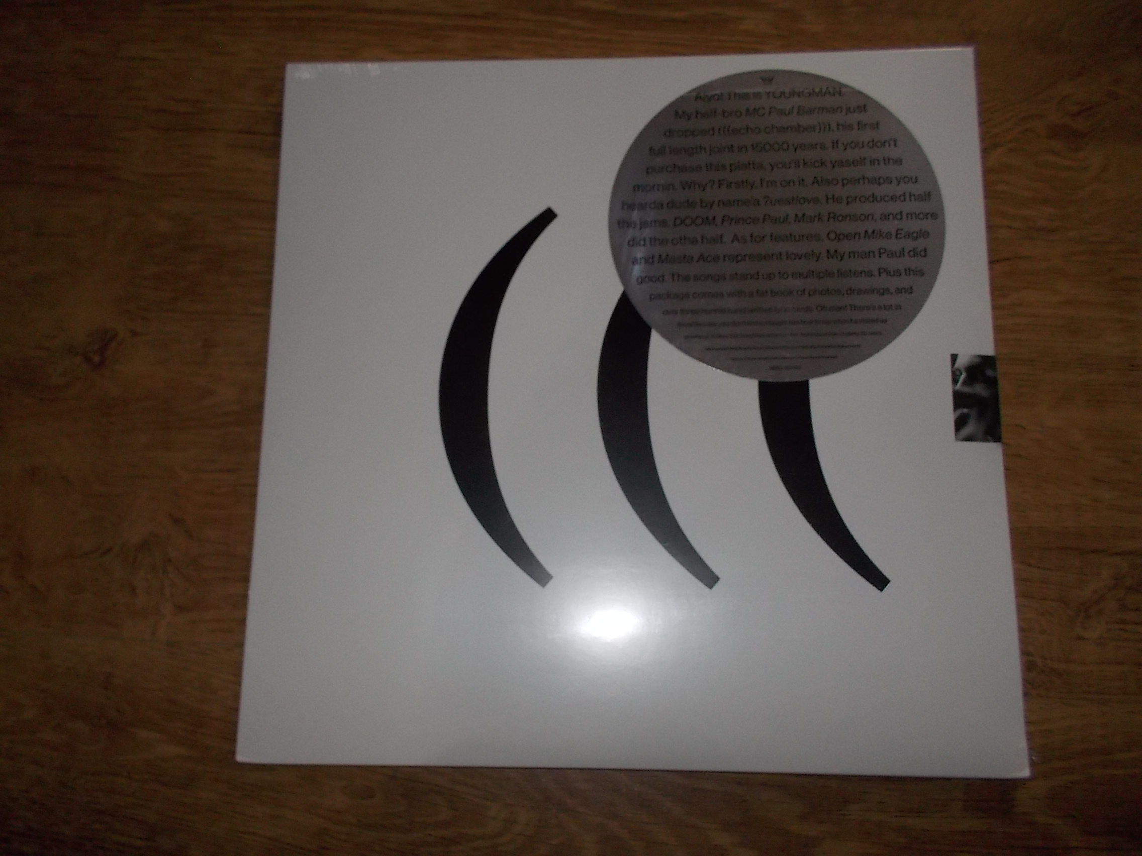 MC Paul Barman - ((( Echo Chamber ))) (Vinyl-LP)