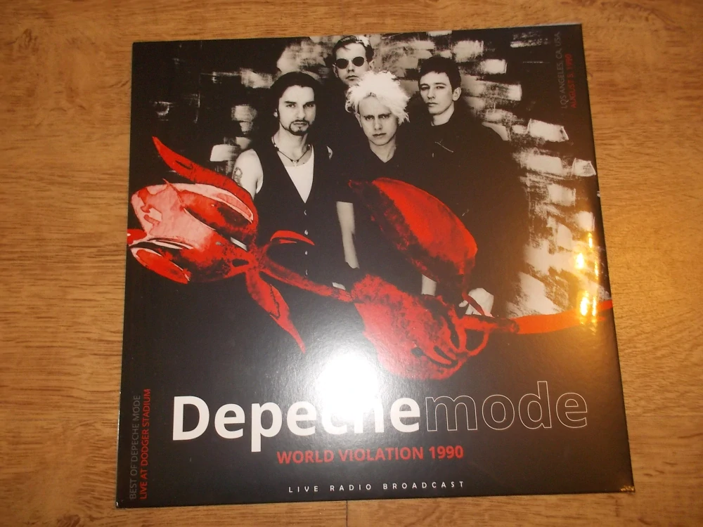 Depeche Mode - World Violation 1990 (Live RADIO BROADCAST) (Vinyl-LP)