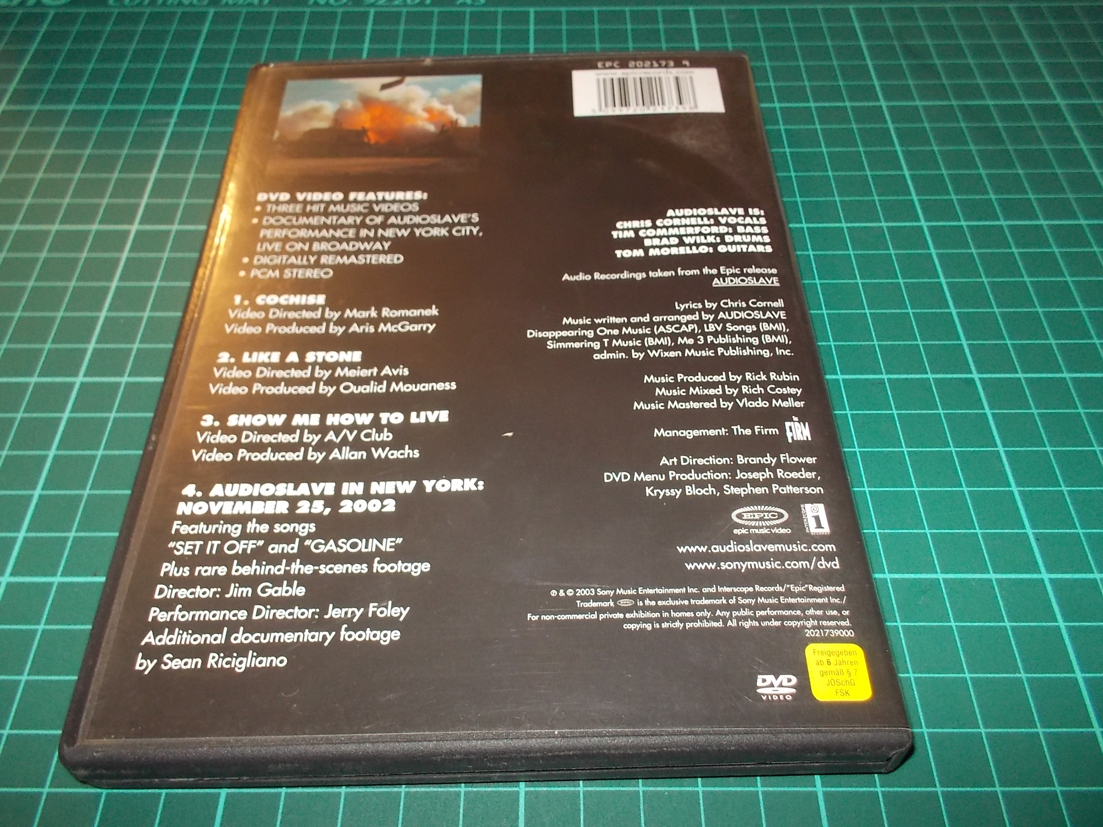 AUDIOSLAVE (DVD) BAZAR ROZBALENO 