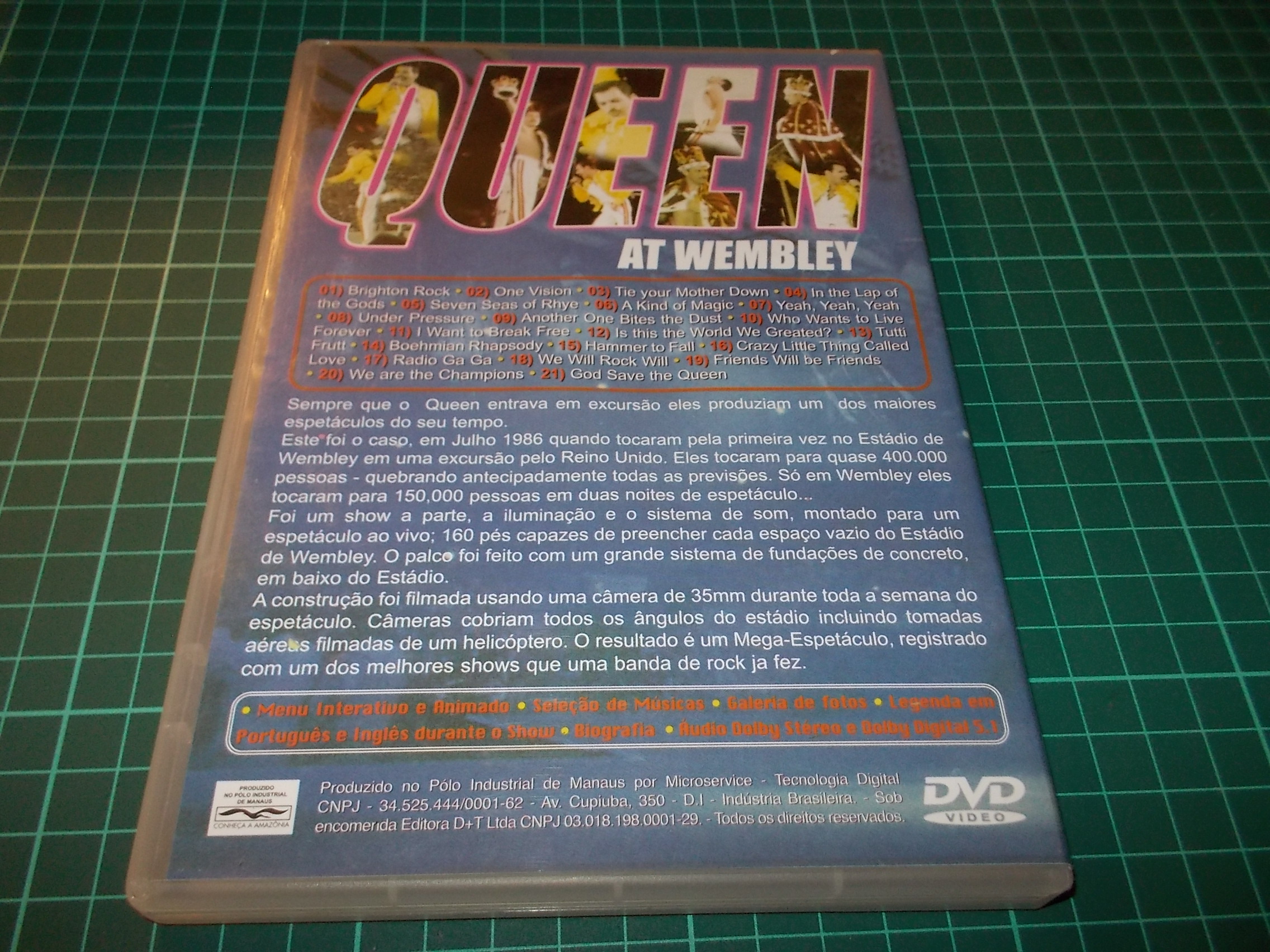 QUEEN At Wembley - (DVD) BAZAR ROZBALENO