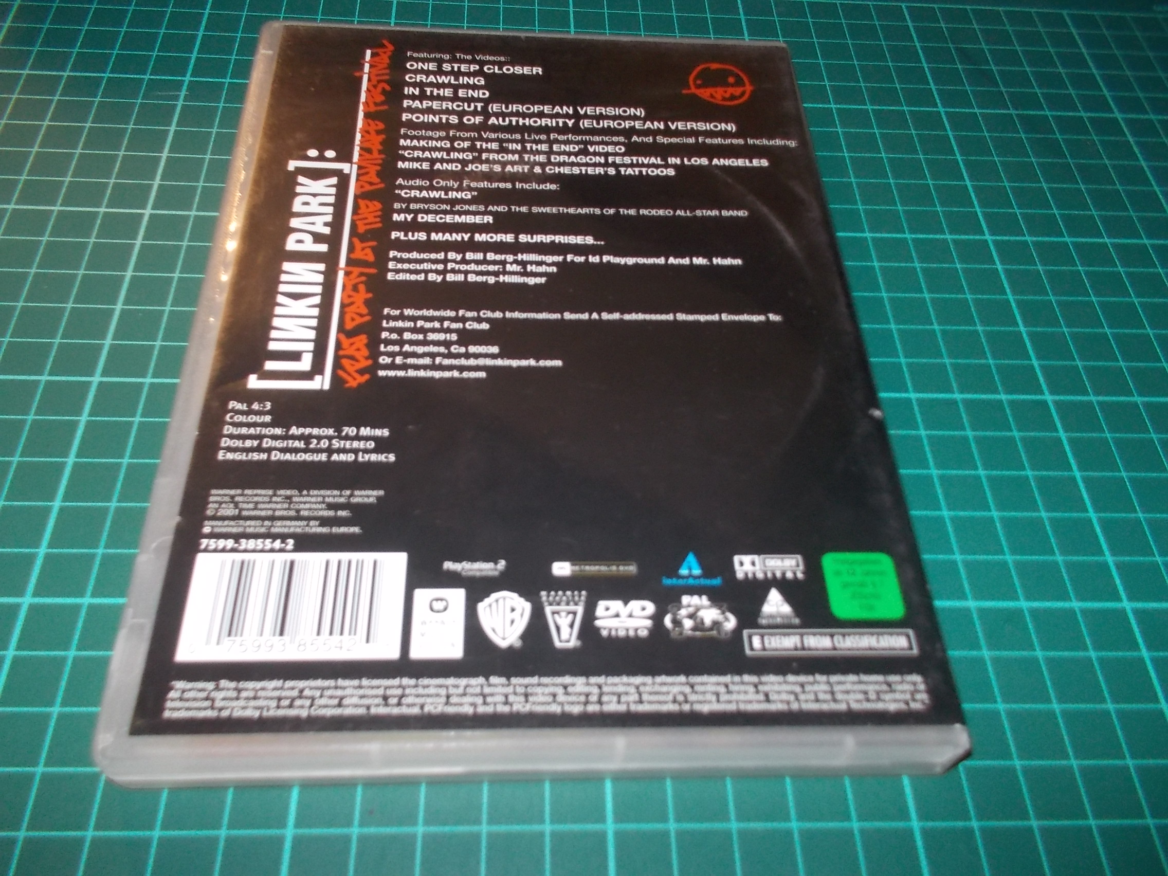 LINKIN PARK - frat party at the pankake festival (DVD) BAZAR ROZBALENO