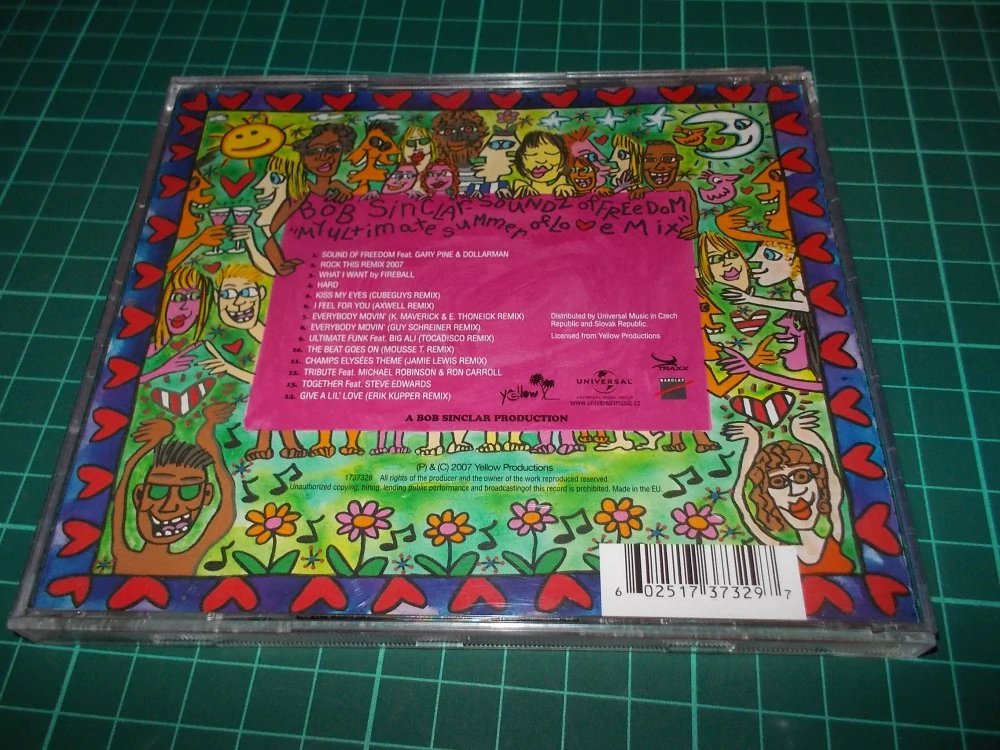 BOB SINCLAIR - SOUNDZ OF FREEDOM (CD) BAZAR ROZBALENO 