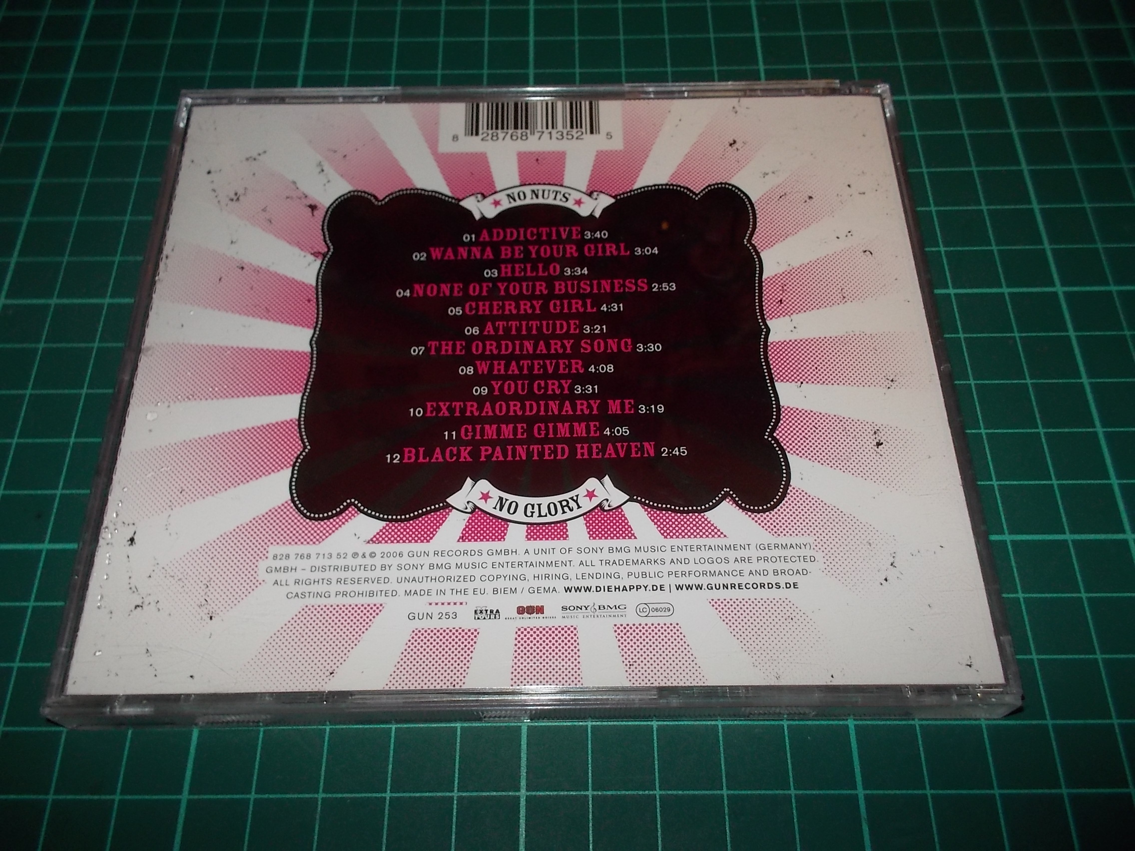 Die Happy - NO NUTS NO GLORY (CD) BAZAR ROZBALENO