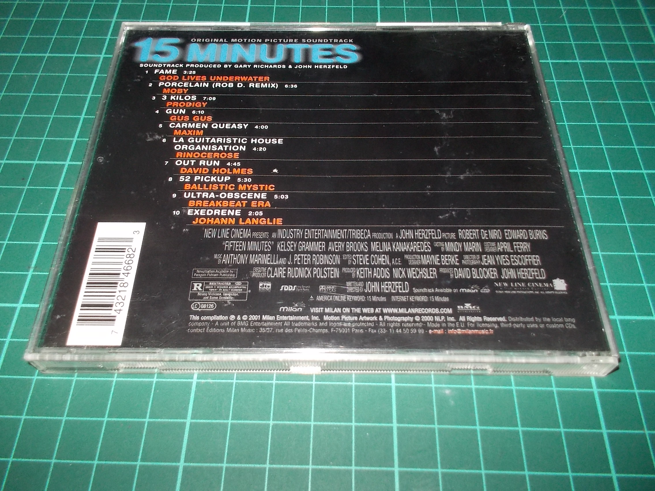 15 MINUT - 15 MINUTES - OST-Soundtrack (CD) BAZAR ROZBALENO