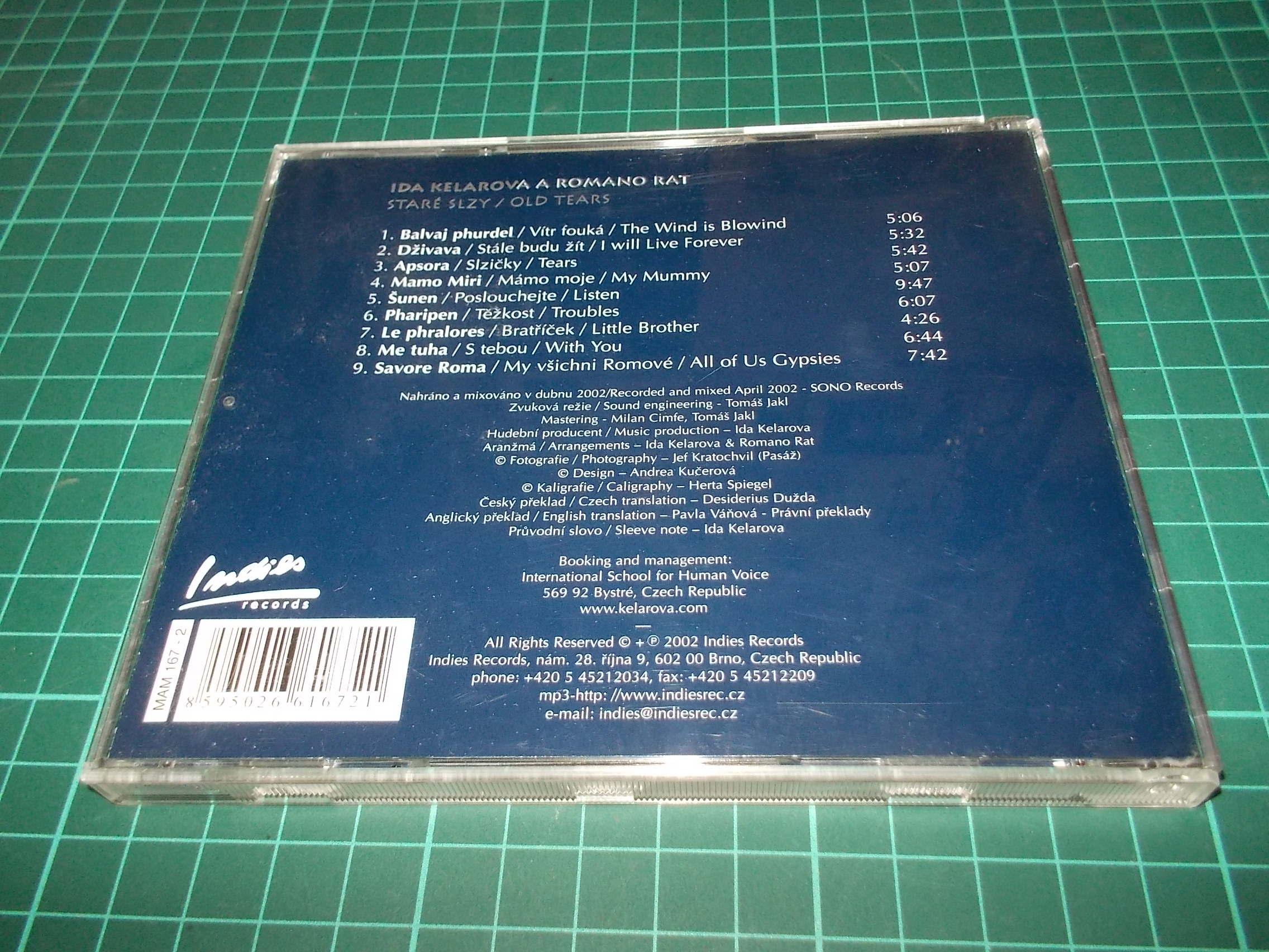 Ida Kelarova a Romano Rat - Staré slzy (CD) BAZAR ROZBALENO 