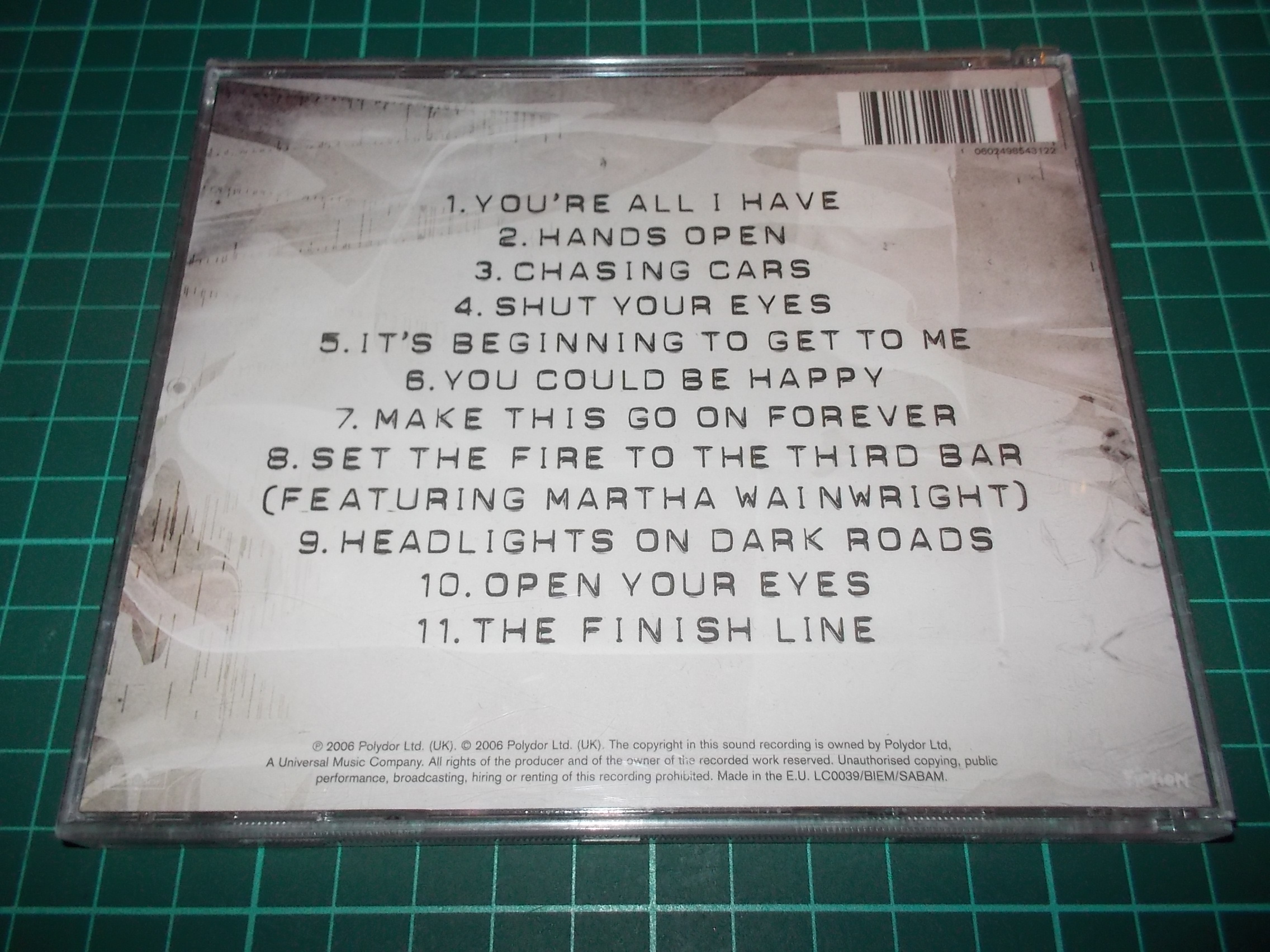 Snow Patrol - Eyes Open (Regionální verze)(CD) BAZAR ROZBALENO 