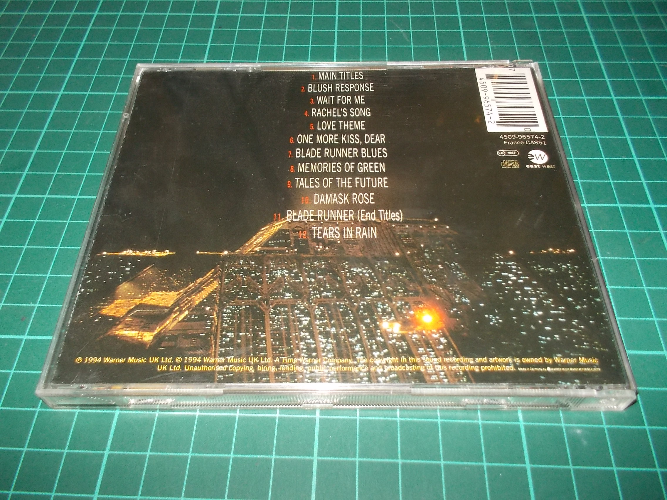 VANGELIS - FILMOVÁ HUDBA - BLADE RUNNER - OST-Soundtrack (CD) BAZAR ROZBALENO 