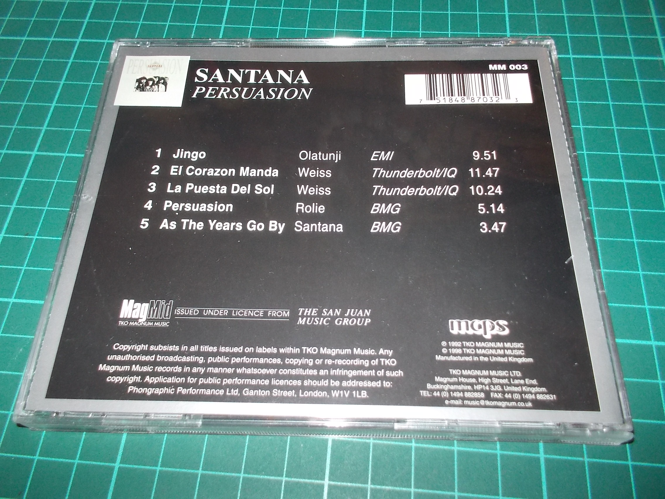 Santana - Persuasion (CD) BAZAR ROZBALENO 