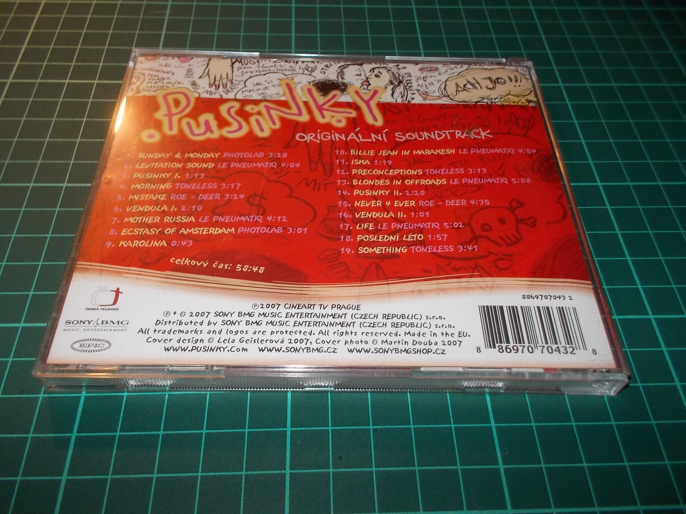 Pusinky - OST-Soundtrack (CD) BAZAR ROZBALENO 