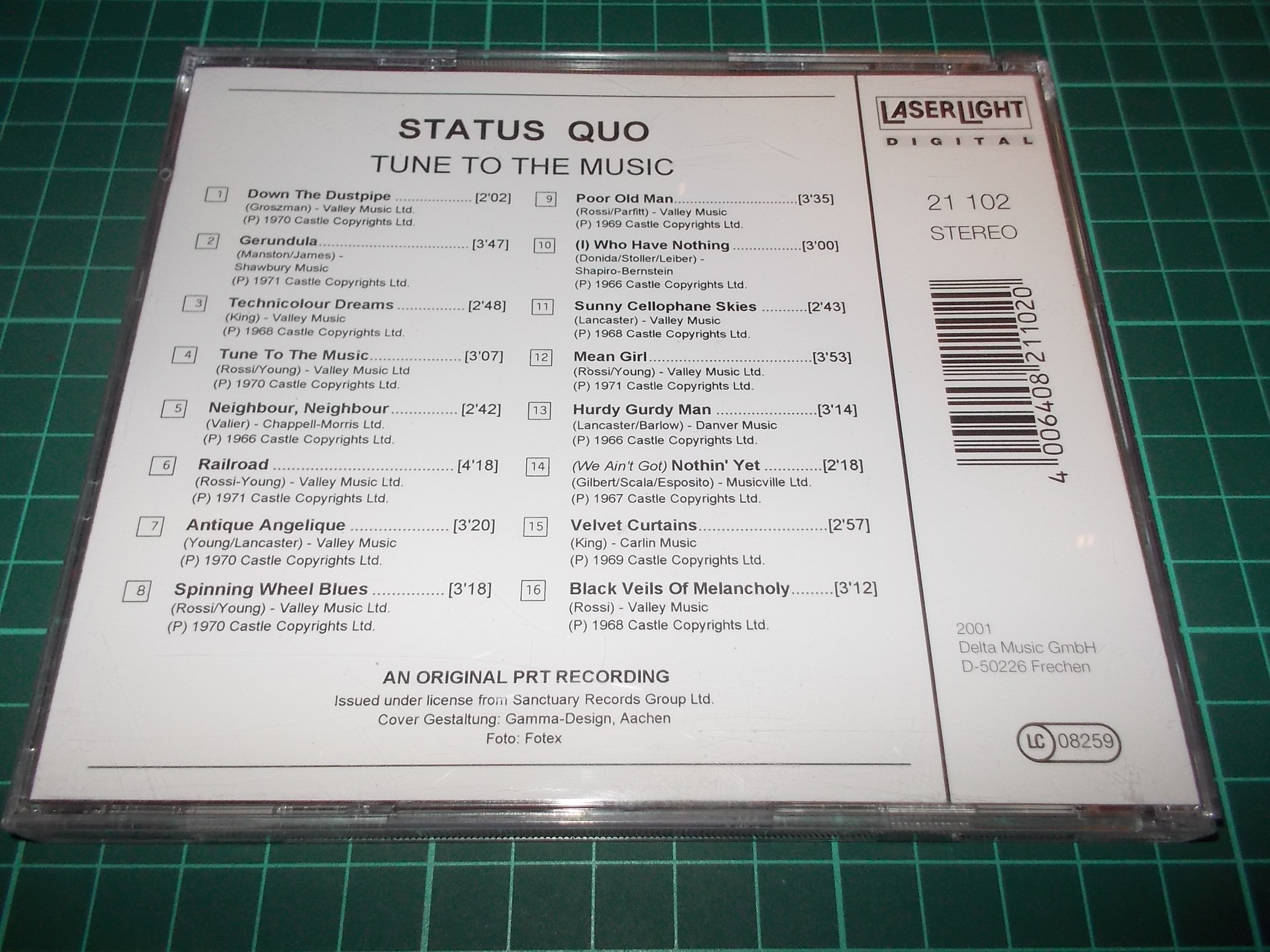 STATUS QUO - TUNE TO THE MUSIC (CD) BAZAR ROZBALENO
