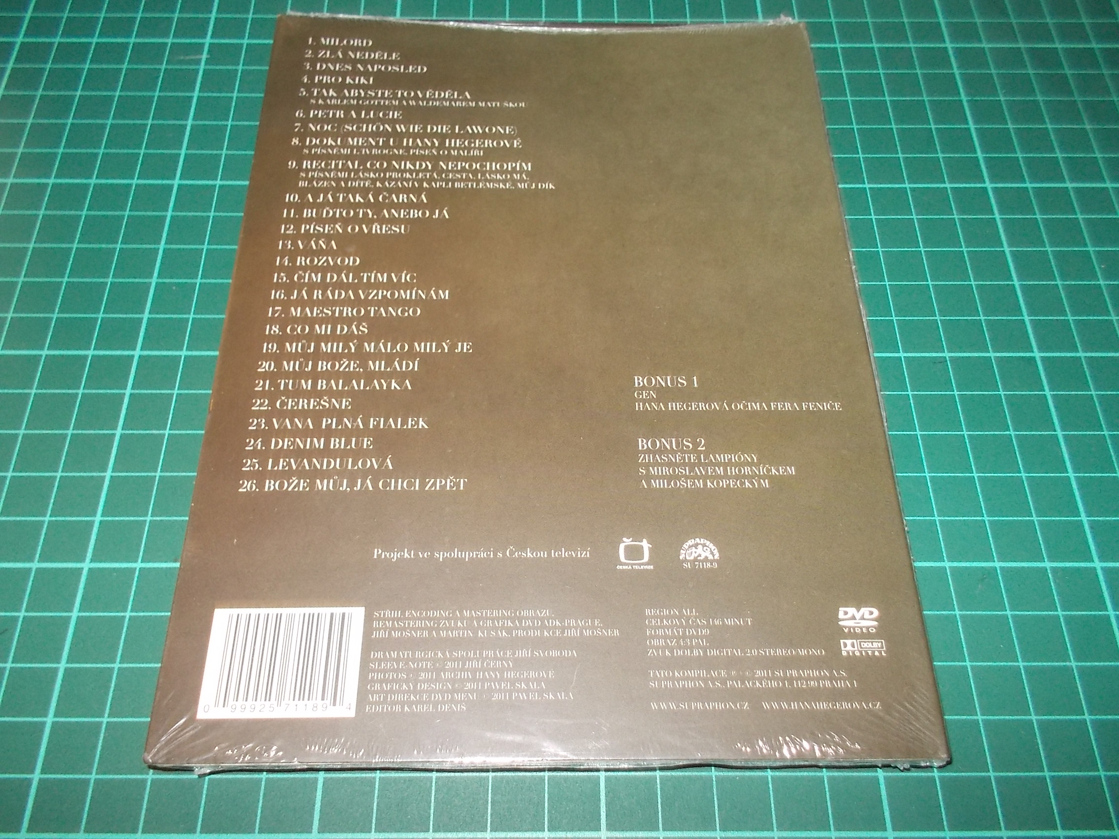 Hana Hegerová - Pasiáns - Písně a dokumenty 1962 - 1994 (DVD) 