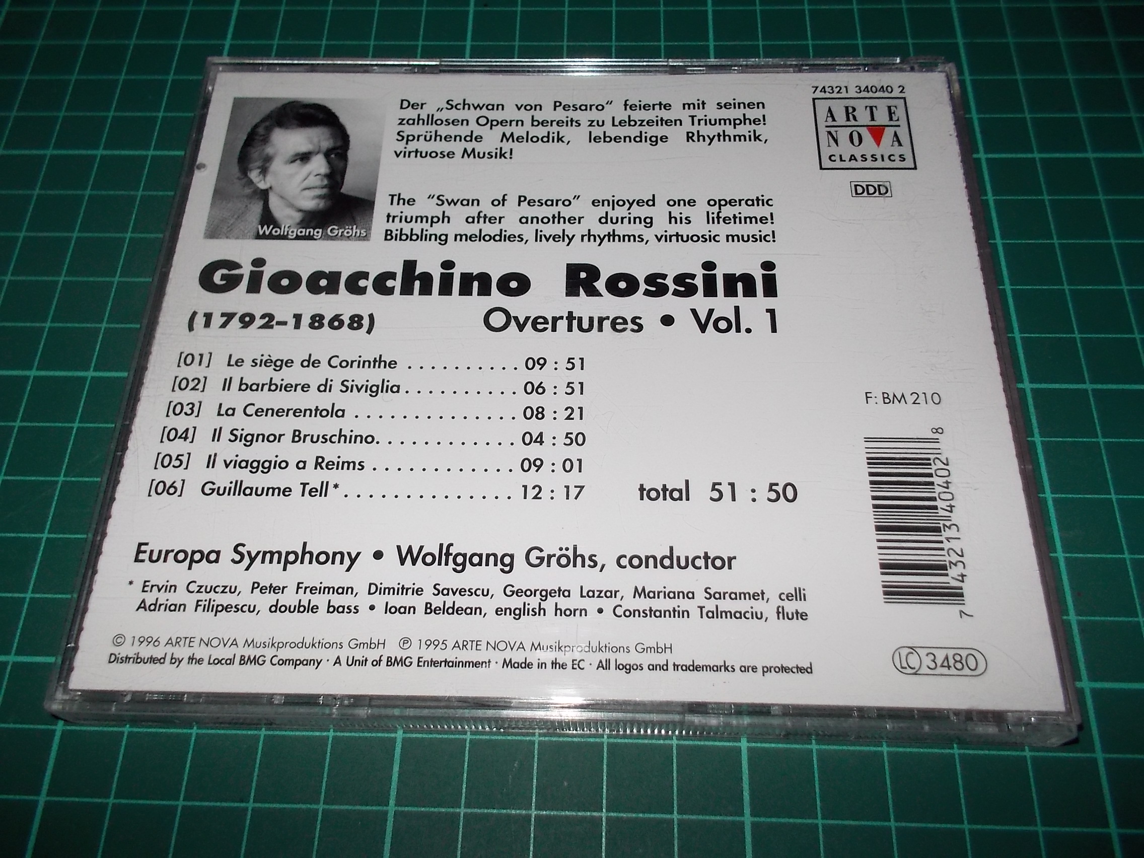GIOACCHINO ROSSINI: OVERTURES - VOL. 1 (CD) BAZAR ROZBALENO