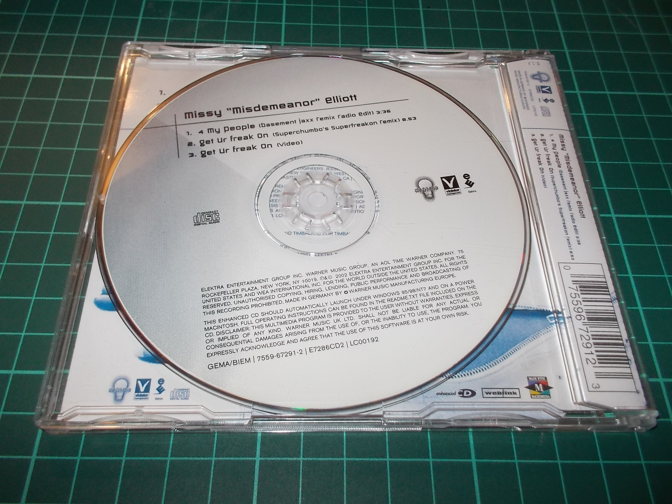 Missy Misdemeanor Elliott - 4 My People (CD single) BAZAR ROZBALENO 