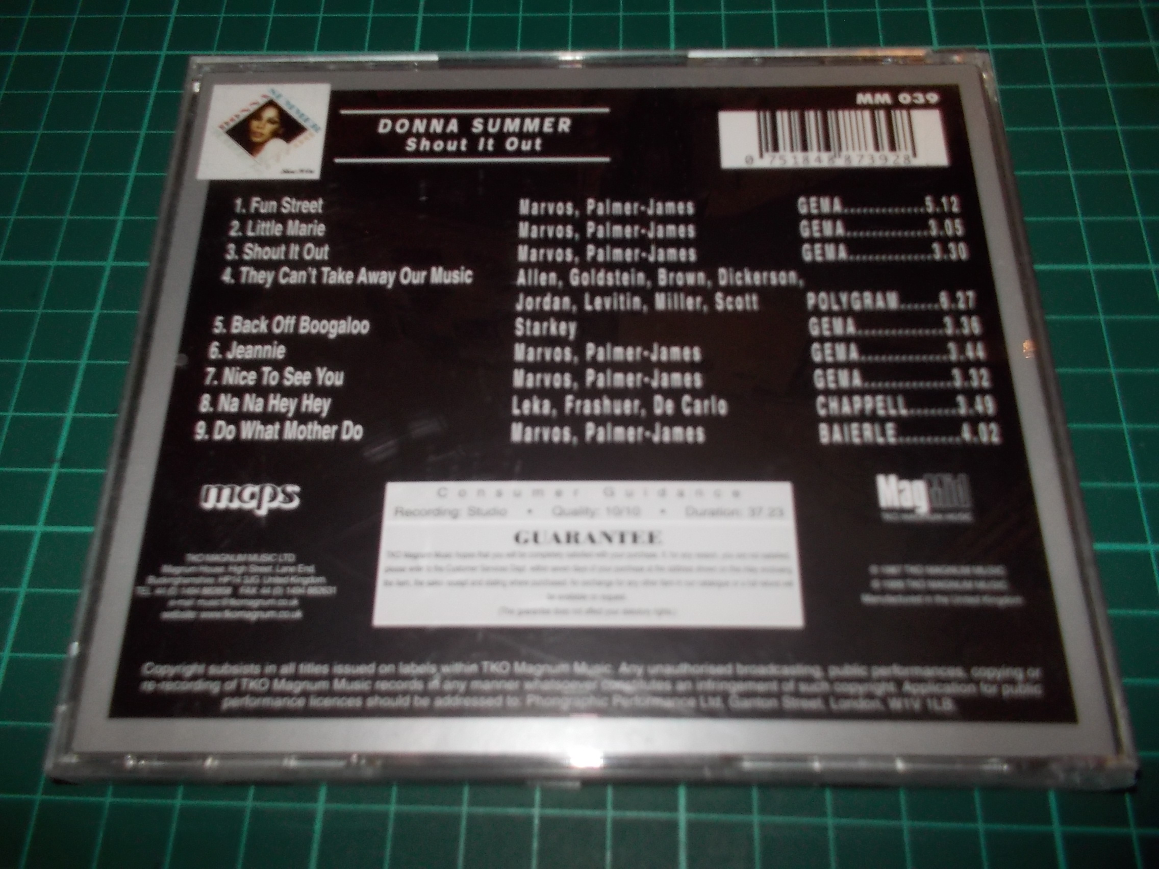 DONNA SUMMER - Shout It Out (CD) BAZAR ROZBALENO