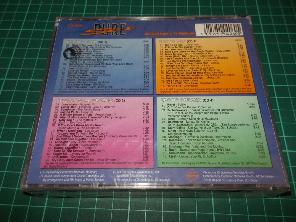 Various Artists - DOMINION - PURE SEX (BOX SET 4CD)