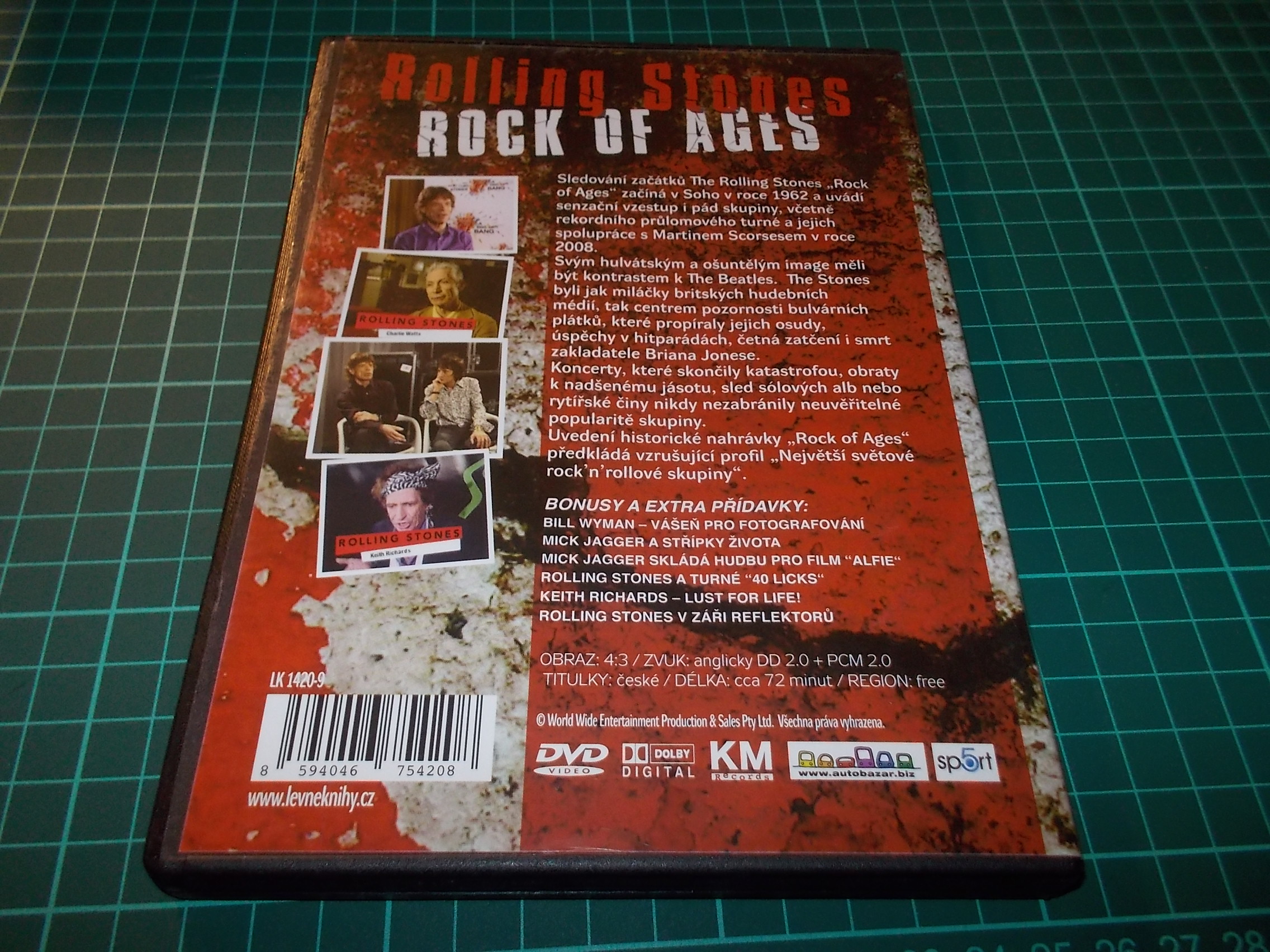 The Rolling Stones - Rock of Ages - DOKUMEND (DVD) BAZAR ROZBALENO