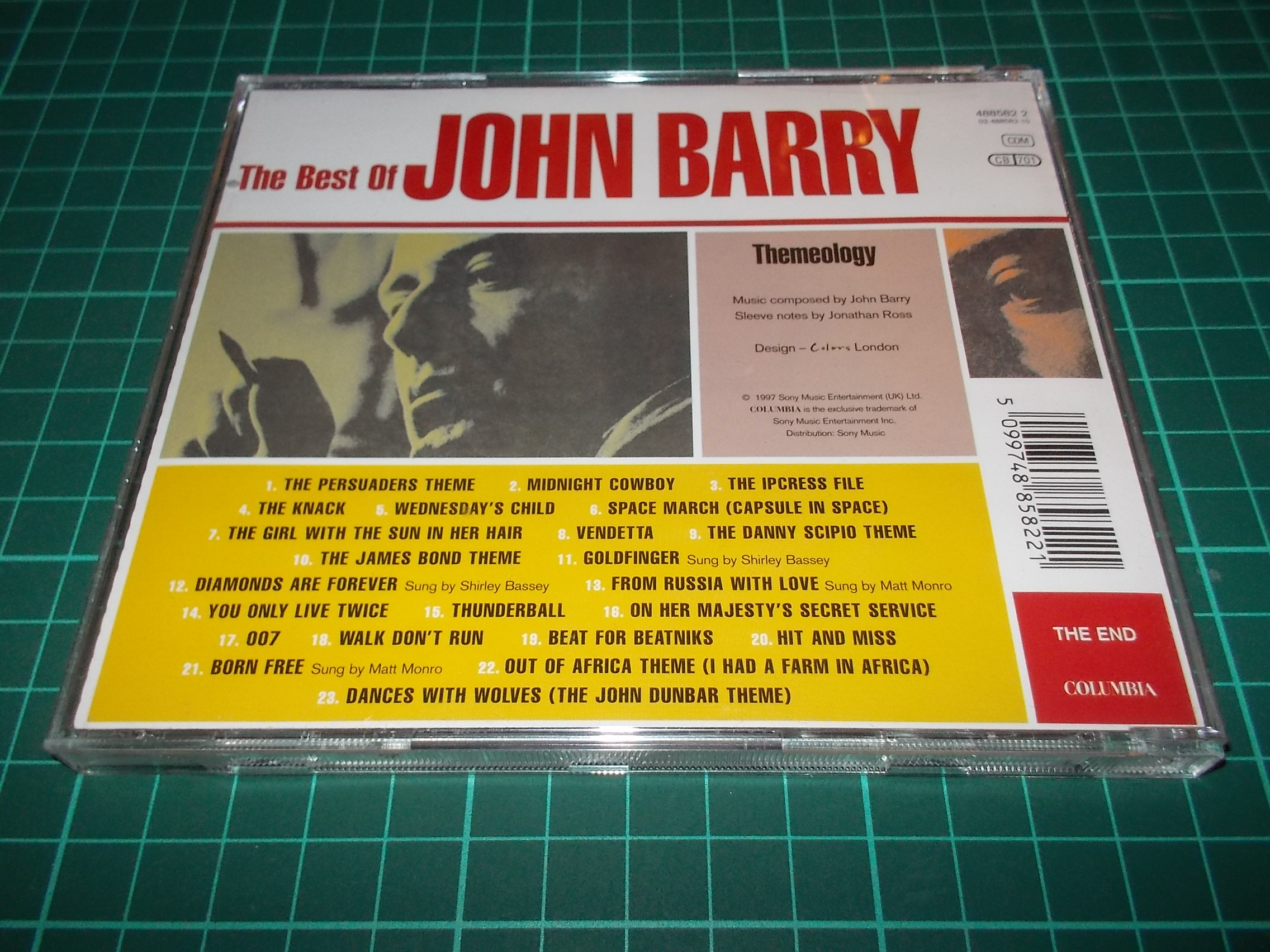 THE BEST OF JOHN BARRY - Themeology (CD) BAZAR ROZBALENO 