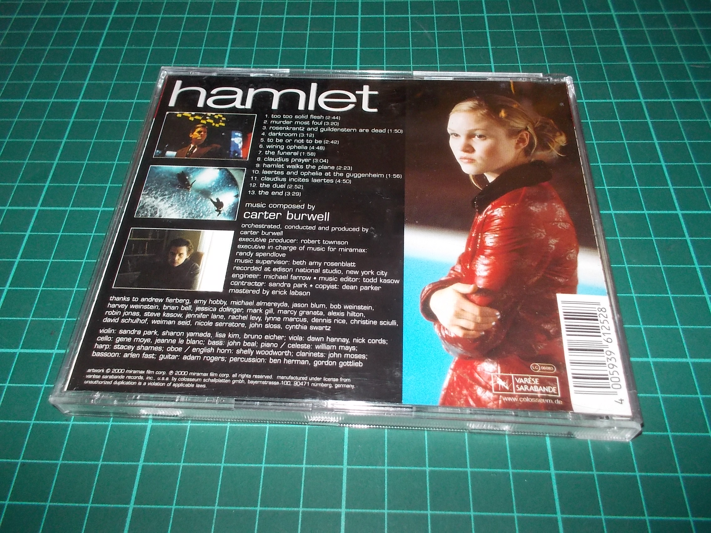 Carter Burwell - HAMLET - OST-Soundtrack (CD) BAZAR ROZBALENO