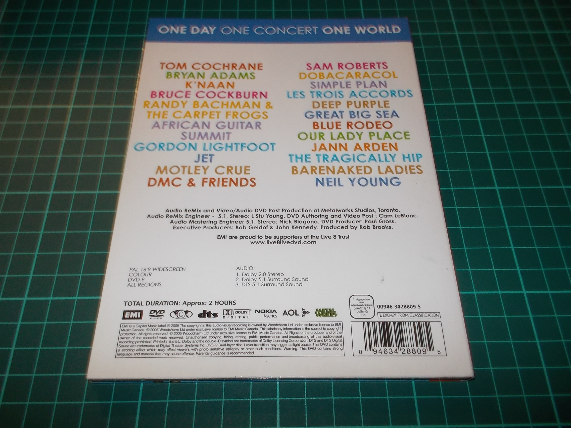 Various Artists - Toronto - Live 8 (DVD) BAZAR ROZBALENO