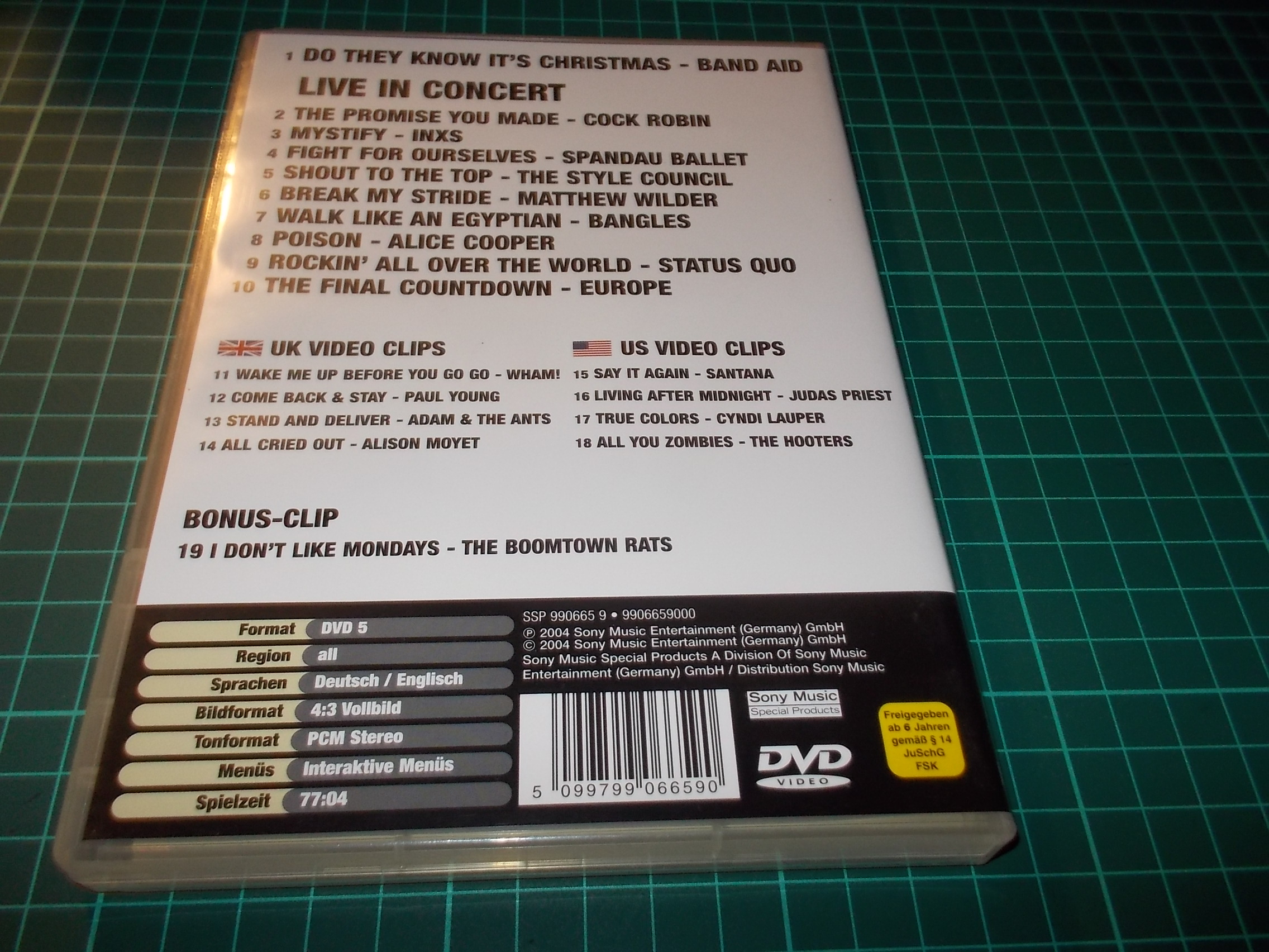 Various Artists - LIVE EIGHTIES (DVD) BAZAR ROZBALENO