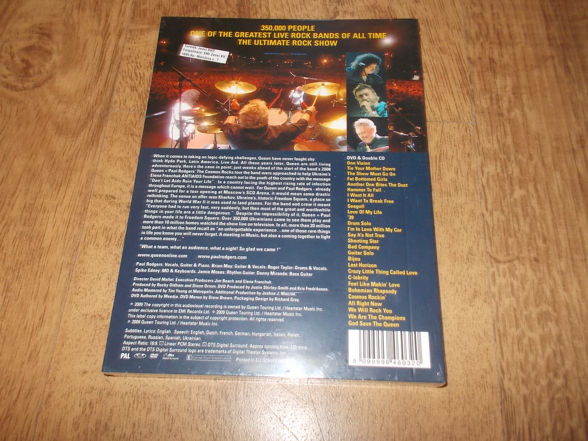 Queen + Paul Rodgers ‎- Live In Ukraine (DVD-2CD) SPECIAL EDITION