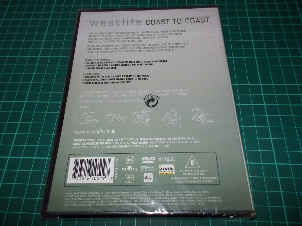 Westlife - Coast To Coast (DVD)