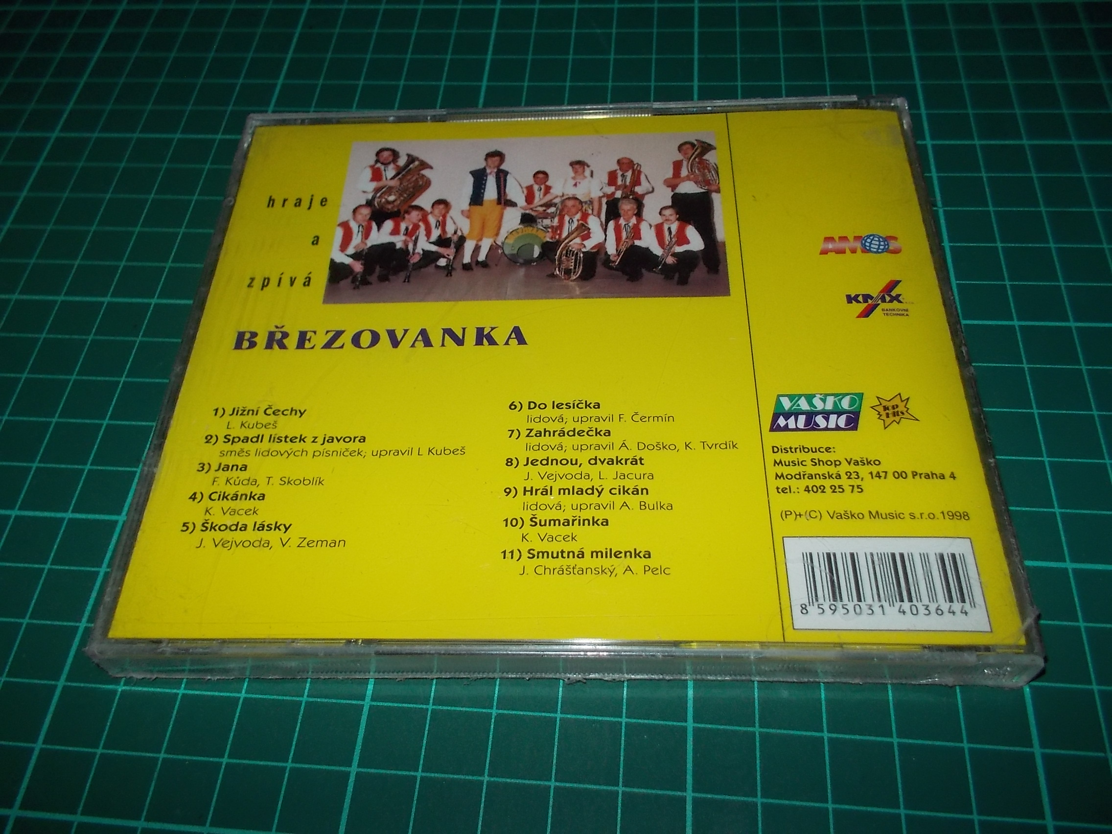 Hraje a zpívá Březovanka - poslouchejte s námi (CD)