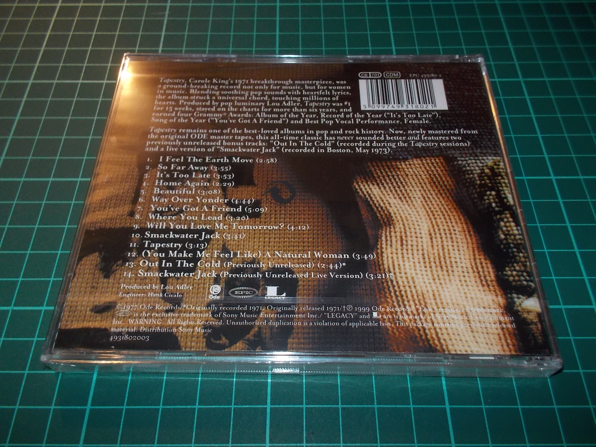 Carole King - Tapestry (CD)