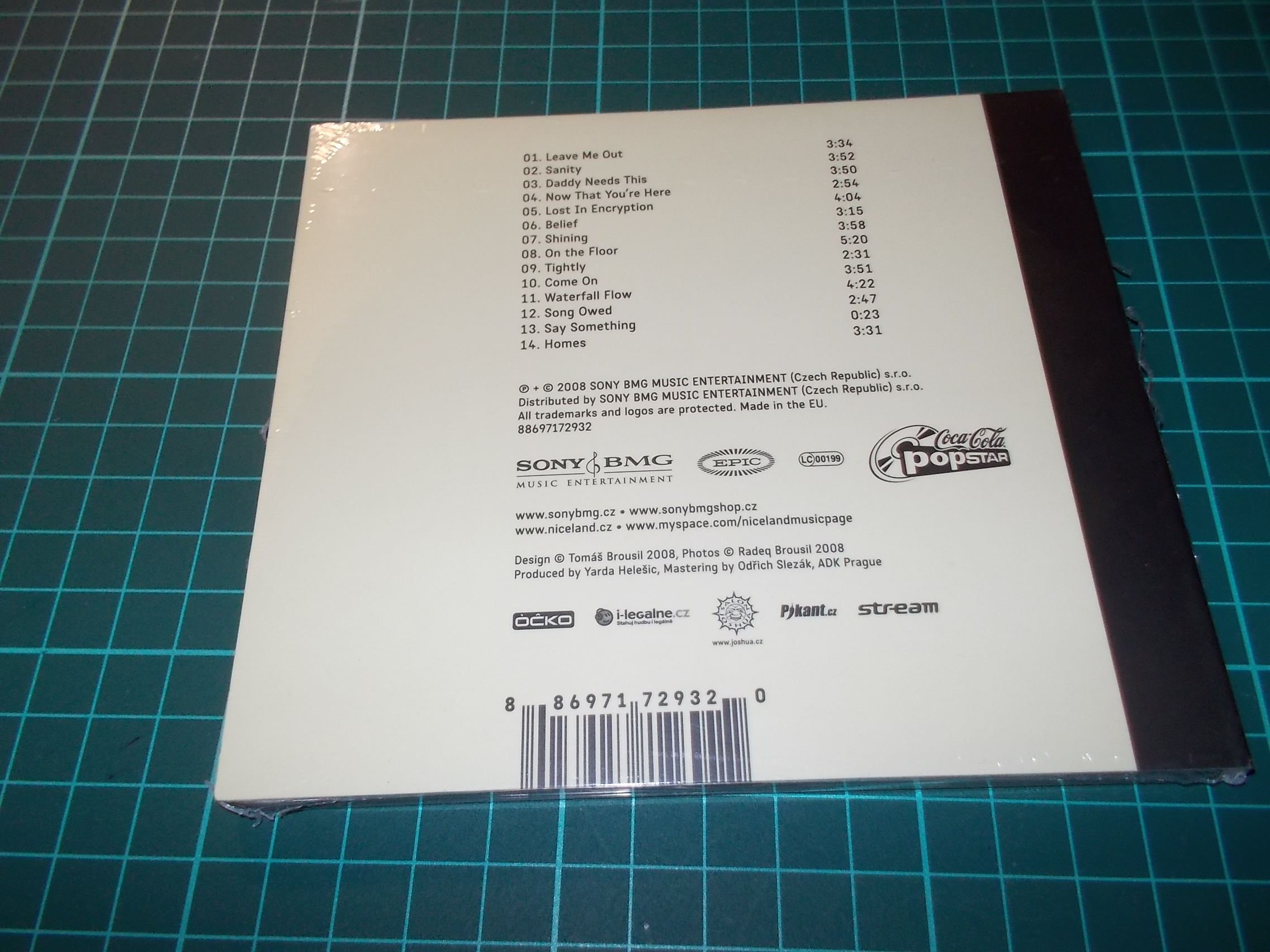 Niceland - Little Black Book  (CD) Digipack