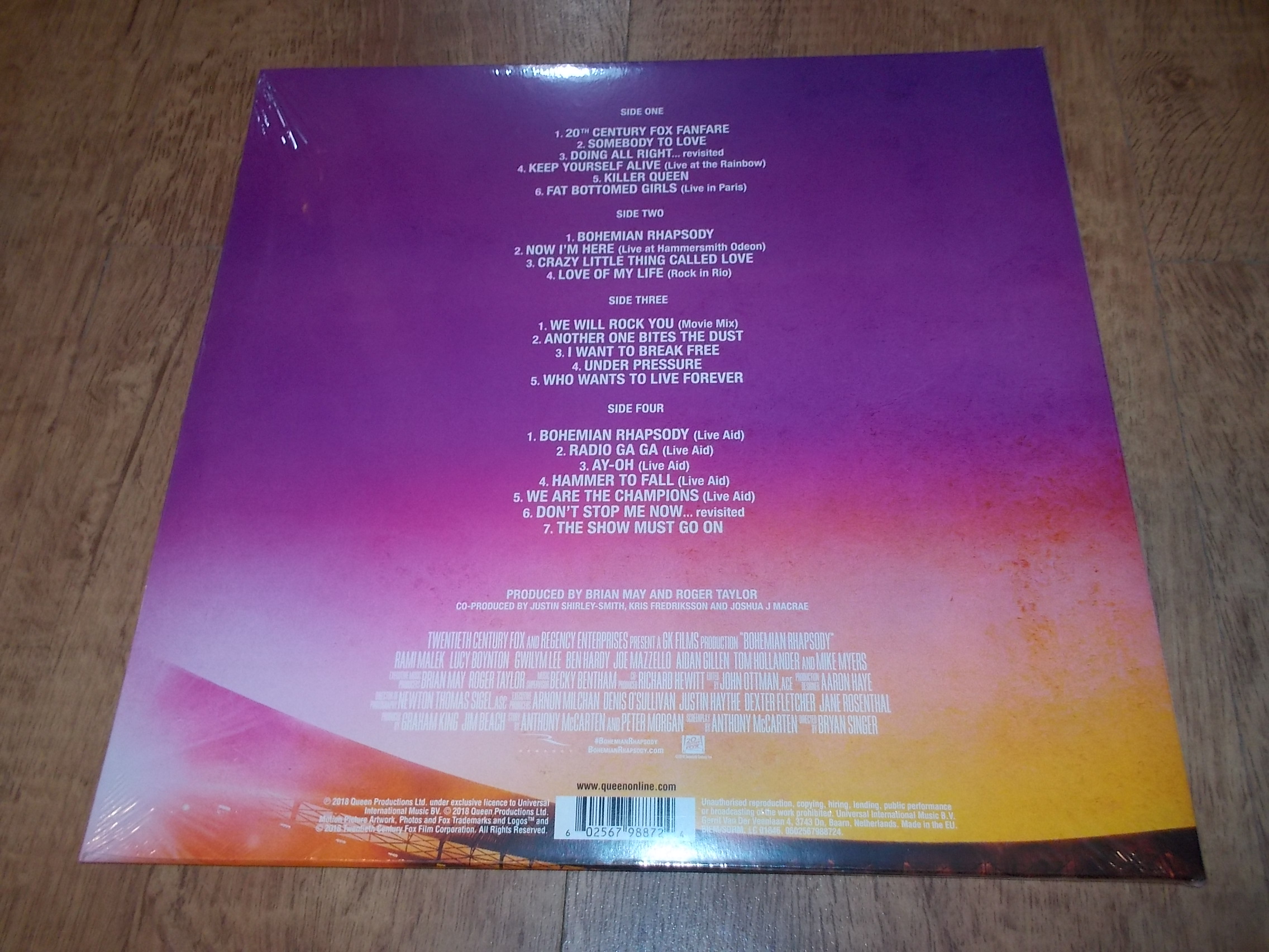 OST - Soundtrack - Bohemian Rhapsody / Queen  (2Vinyl-LP)