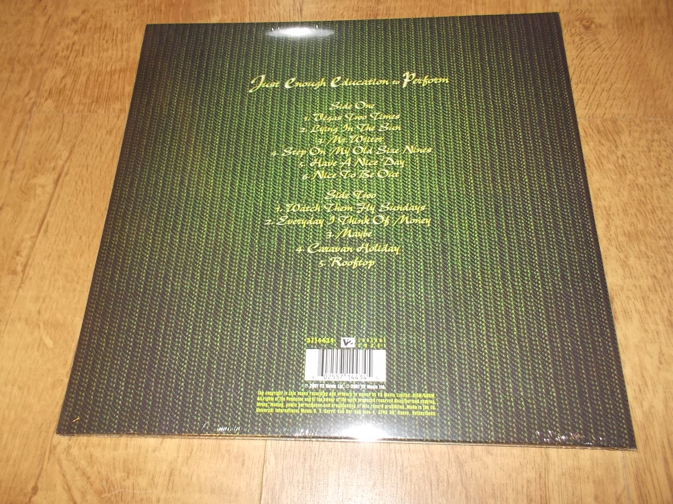 STEREOPHONICS - JUST ENOUGH EDUCATION TO PERFORM (Vinyl-LP)