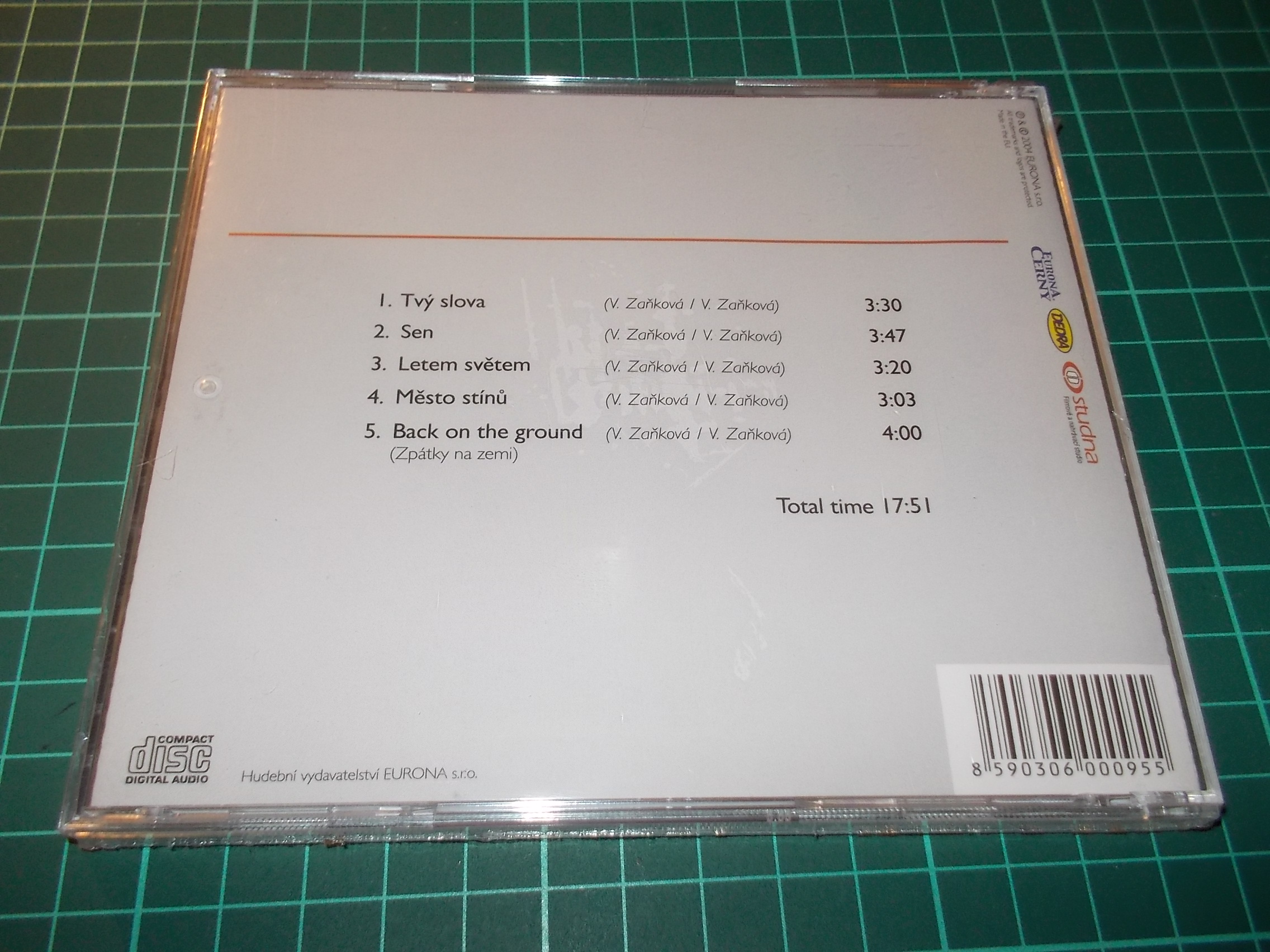 VERONIKA ZAŇKOVÁ - ZPÁTKY NA ZEMI (CD)