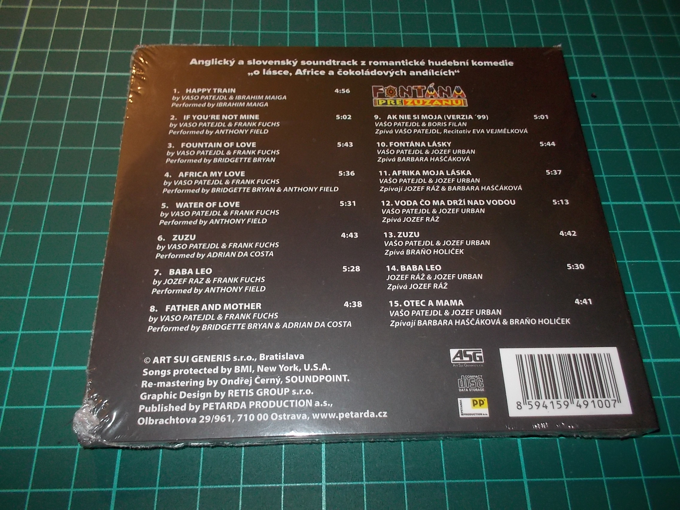 FONTÁNA PRE ZUZANU / A FOUNTAIN FOR SUSAN (CD) Digipack 