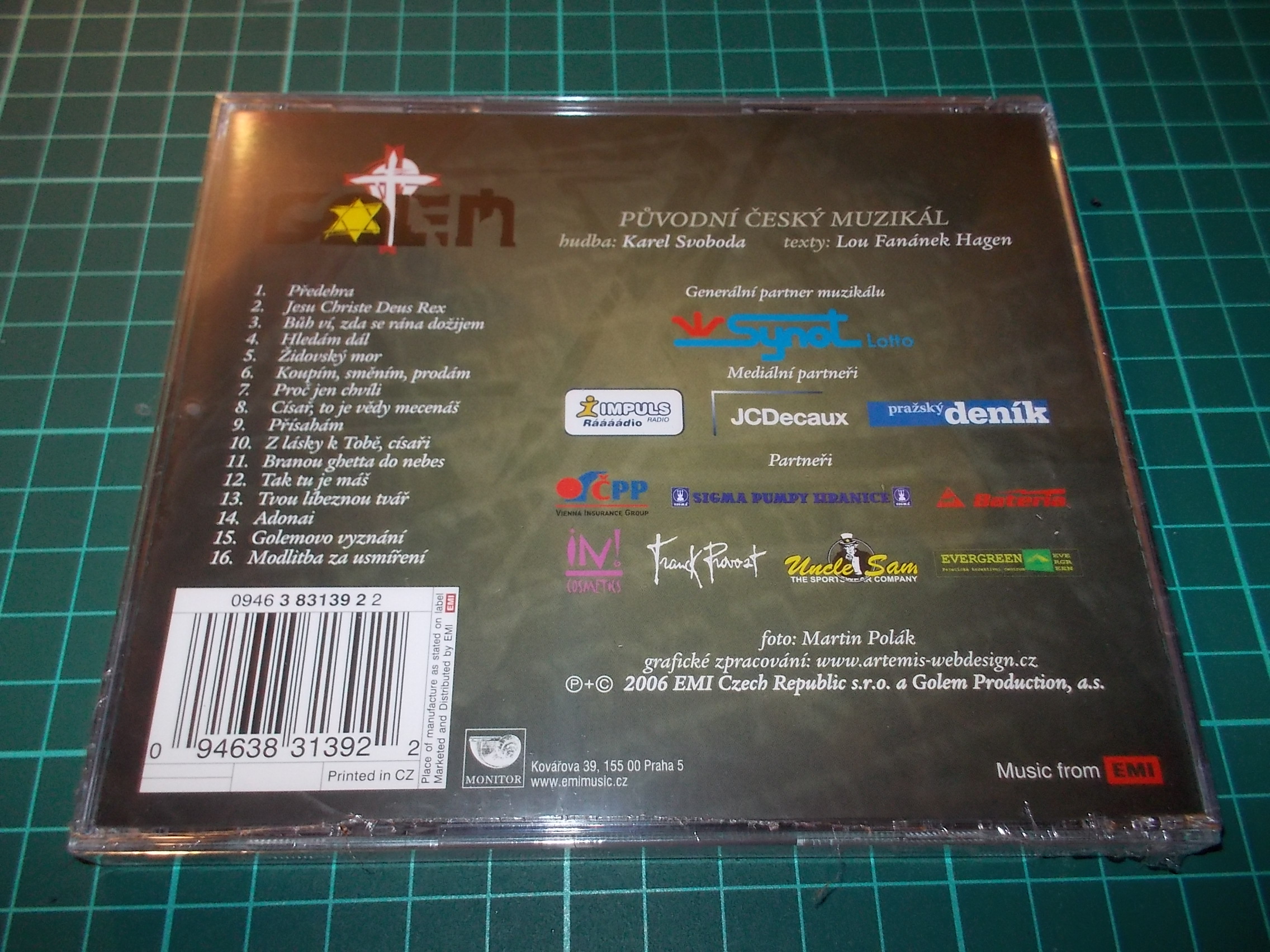 Karel Svoboda, Lou Fanánek Hagen - Golem (CD)