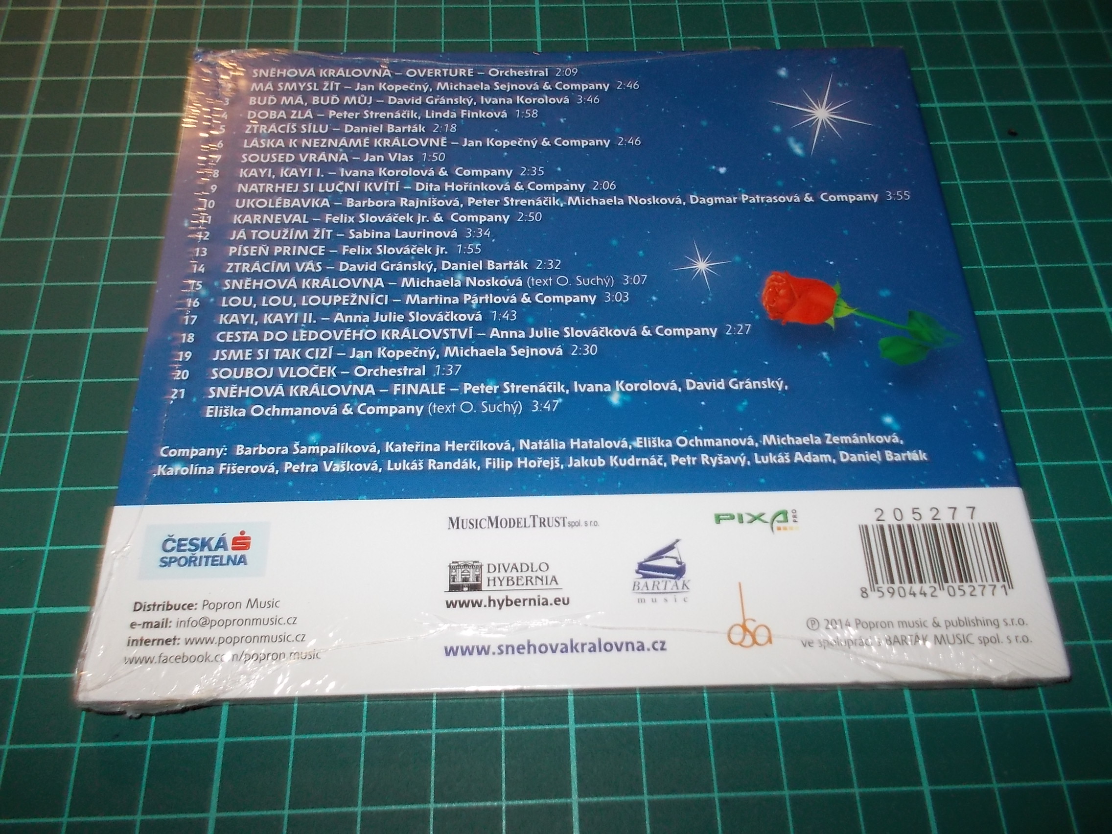 MUZIKÁL - SNĚHOVÁ KRÁLOVNA (CD) Digipack