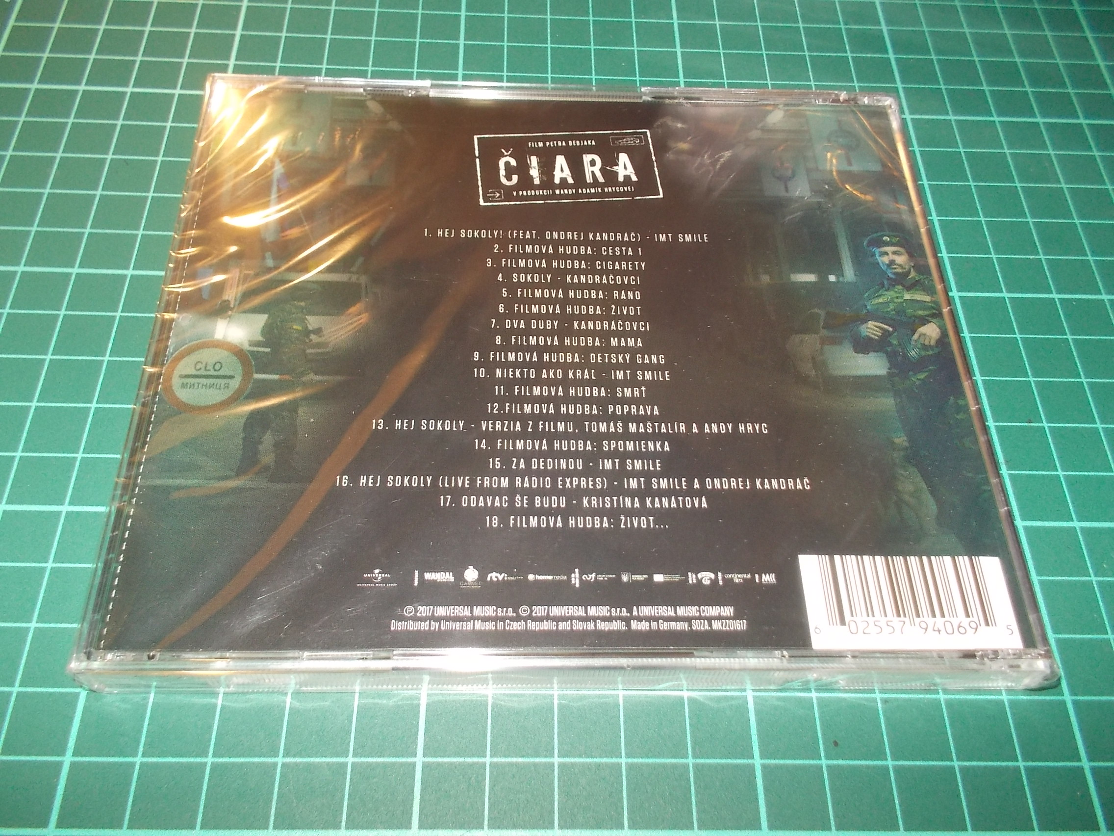 FILM PETRA BEBJAKA - ČIARA - OST-Soundtrack (CD)