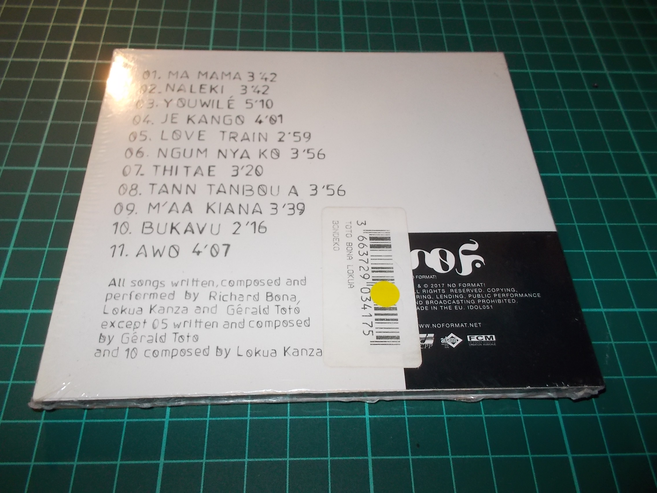 Toto Bono Lokua - BONDEKO (CD) Digipack 