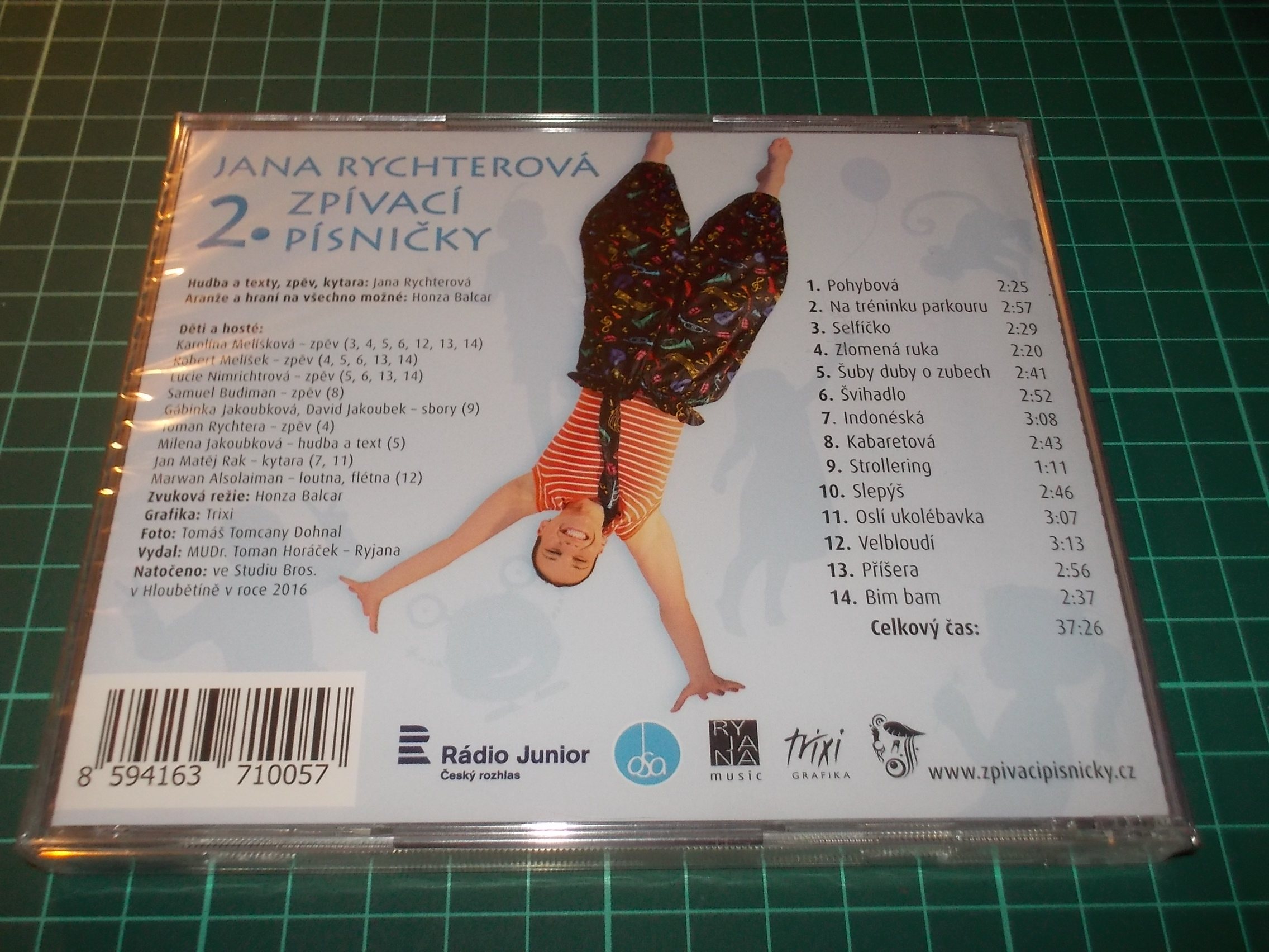 JANA RYCHTEROVÁ - ZPÍVACÍ PÍSNIČKY 2. (CD)