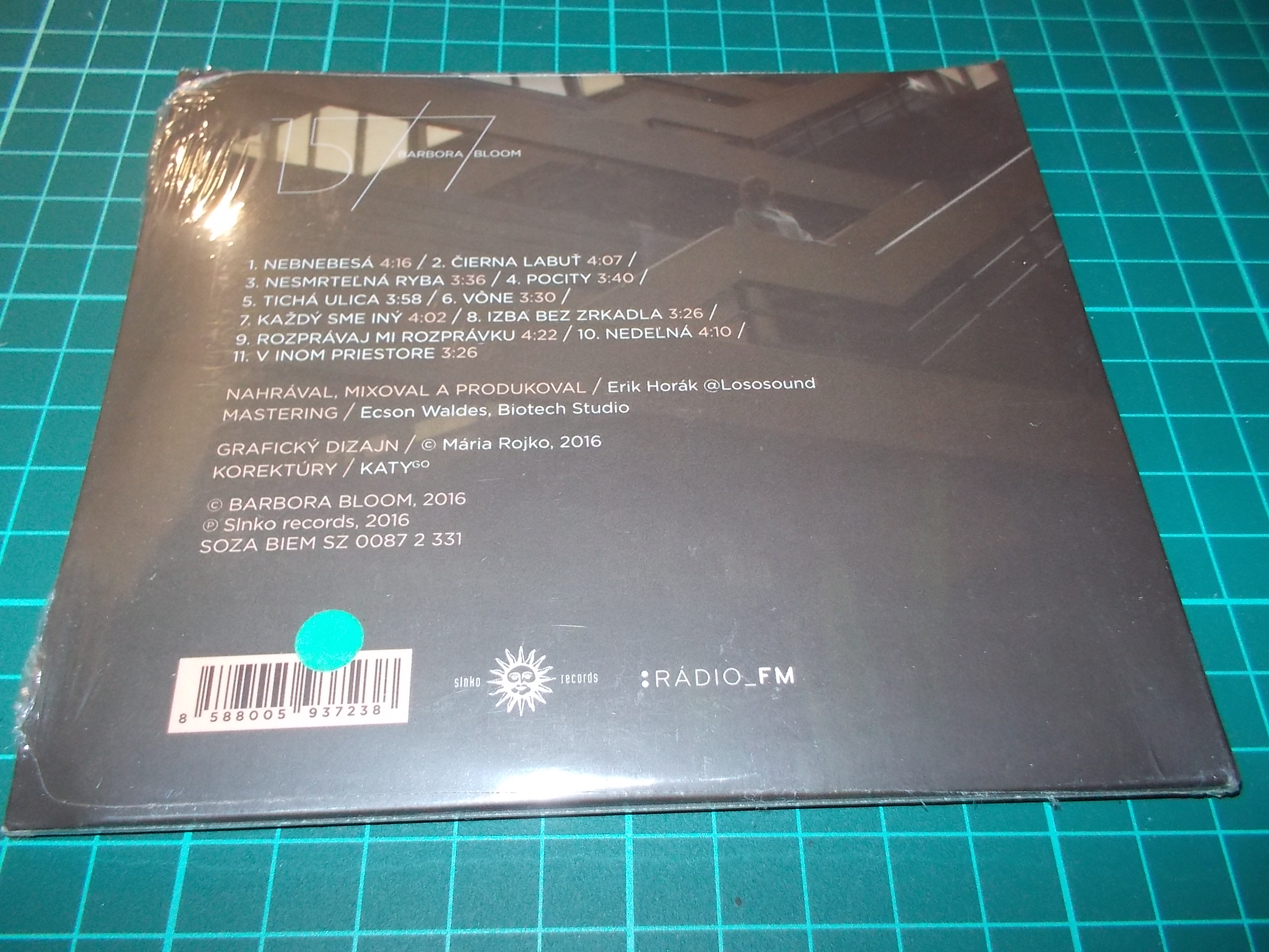 Barbora Bloom - 15/7 (CD) Digipack