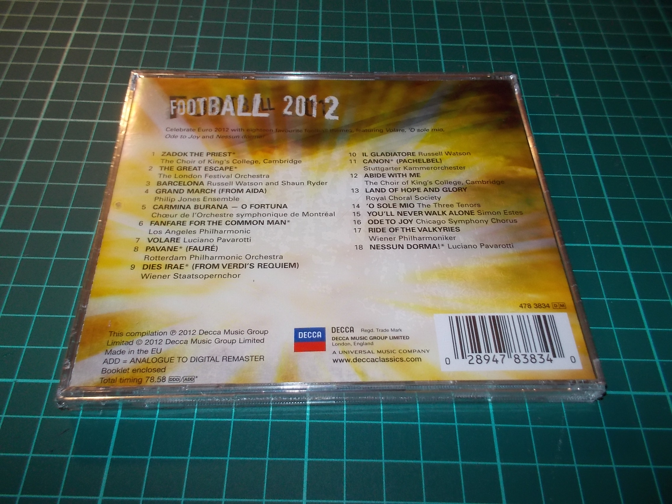 Various Artists - Football 2012 (CD)