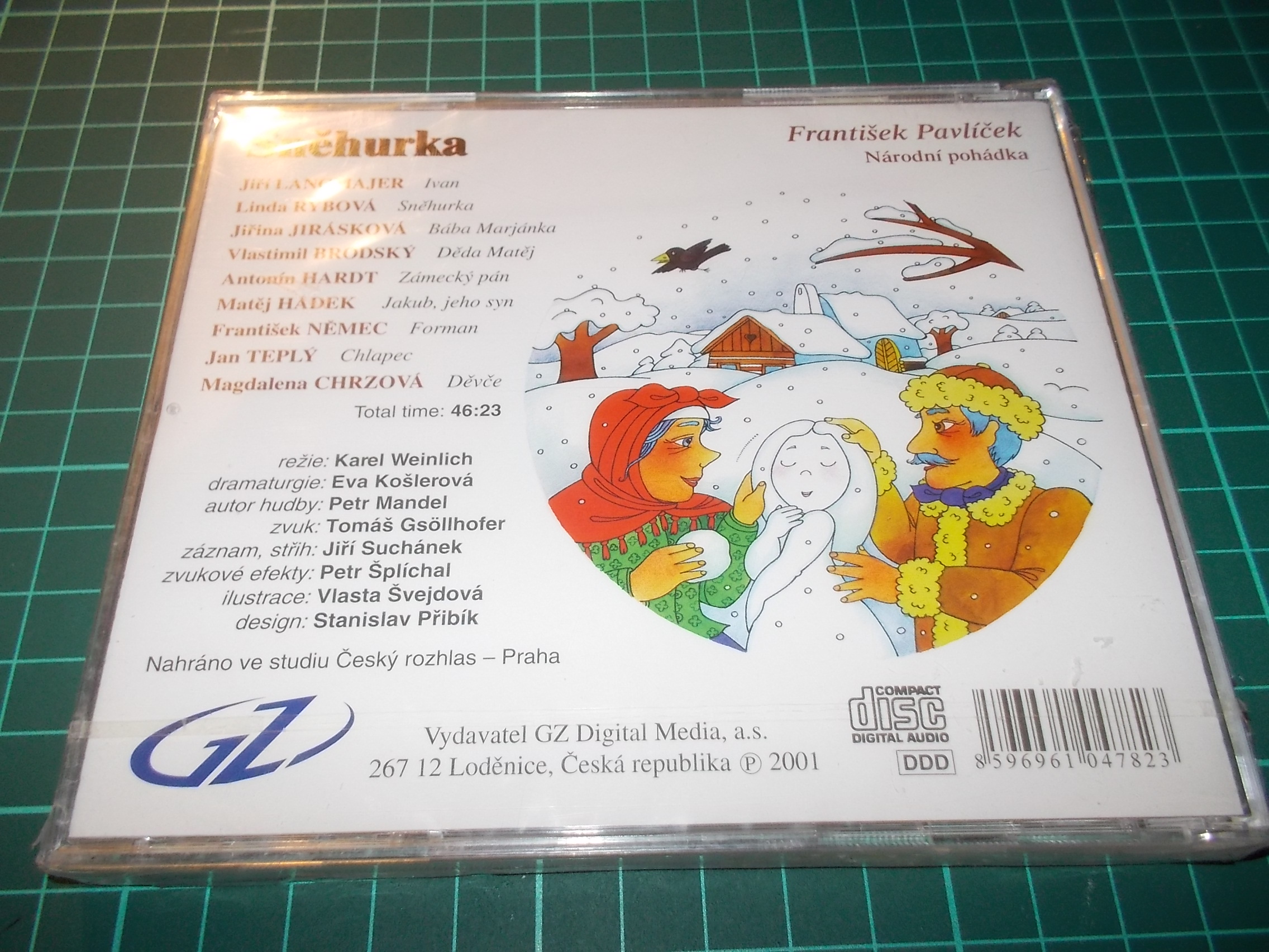 SNĚHURKA dramatizace pohádky / hrají K.Langmajer, L.Rybová, J.Jirásková, V.Brodský... (CD)