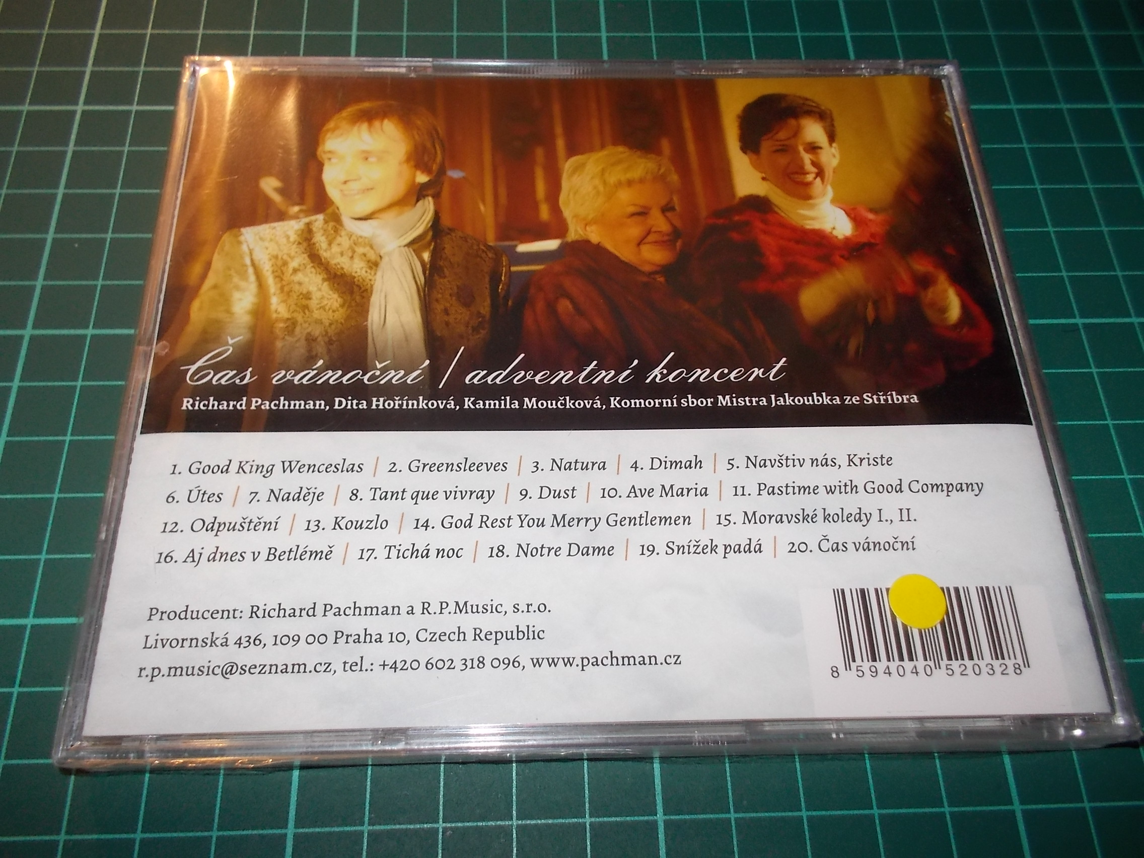 PACHMAN RICHARD & HOŘÍNKOVÁ DITA - ČAS VÁNOČNÍ (CD)