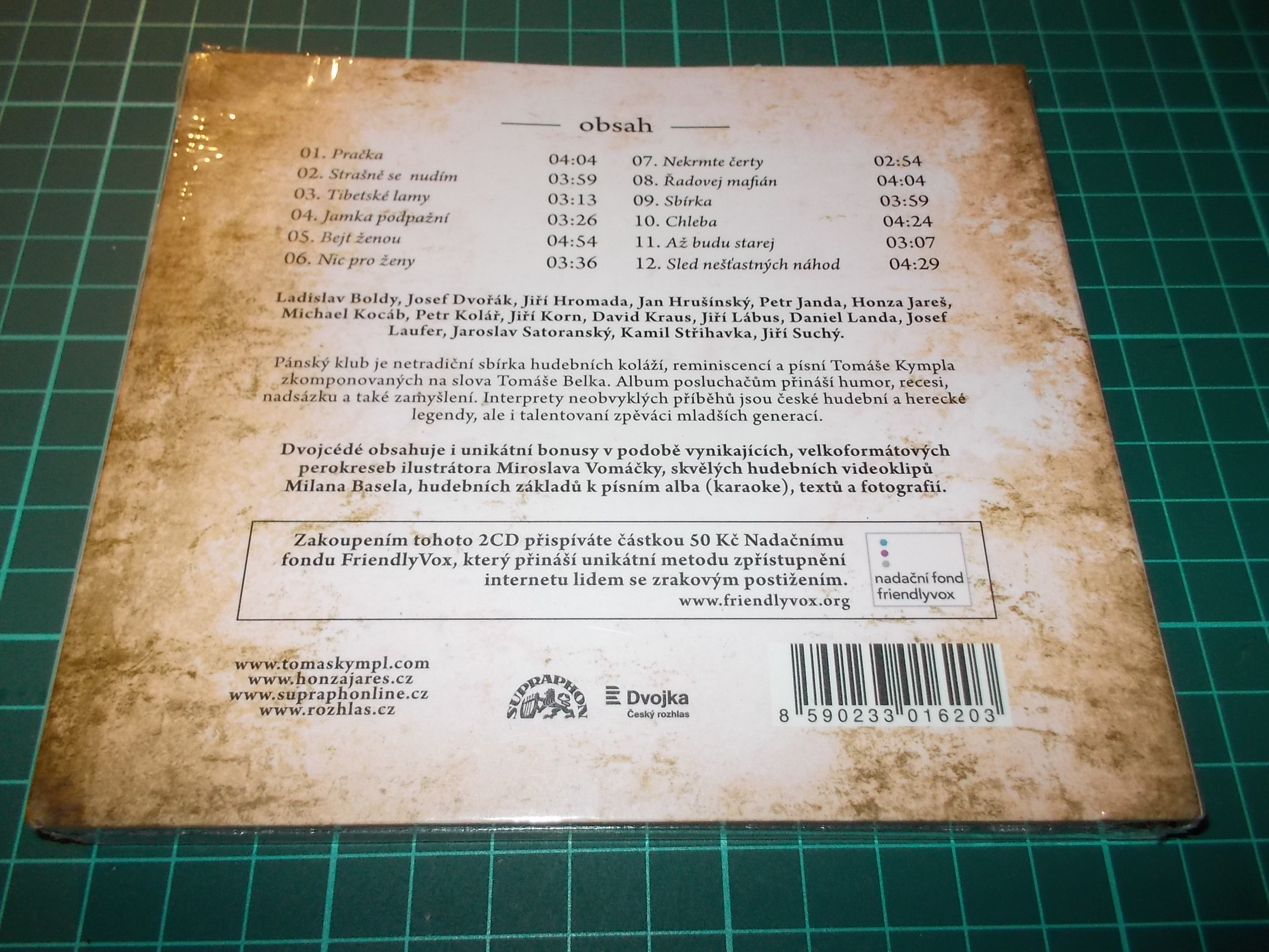 TOMÁŠ KYMPL - PÁNSKÝ KLUB (2CD) Digipack