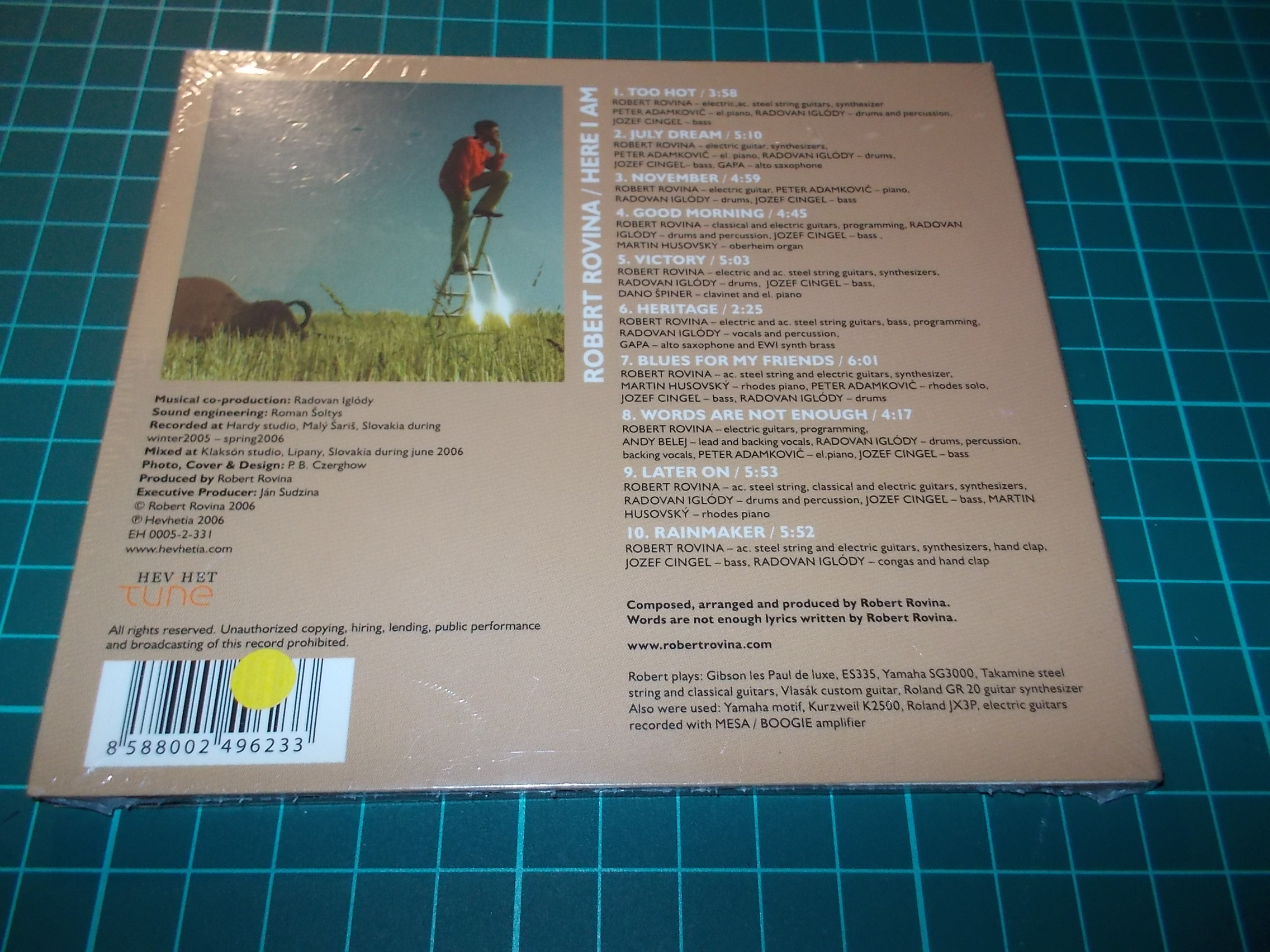 ROBERT ROVINA: - HERE I AM (CD) Digipack