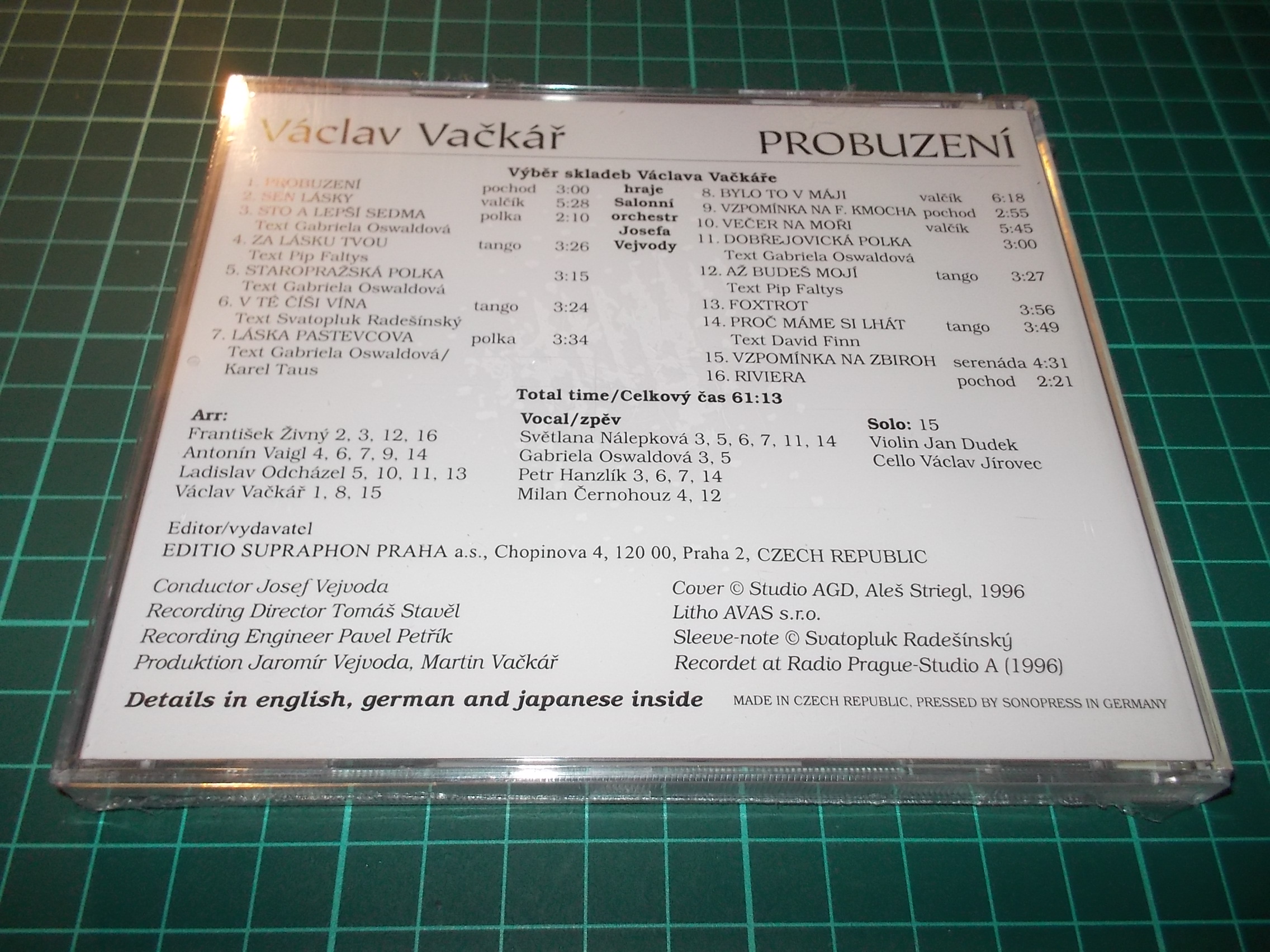VÁCLAV VAČKÁŘ - PROBUZENÍ (CD)