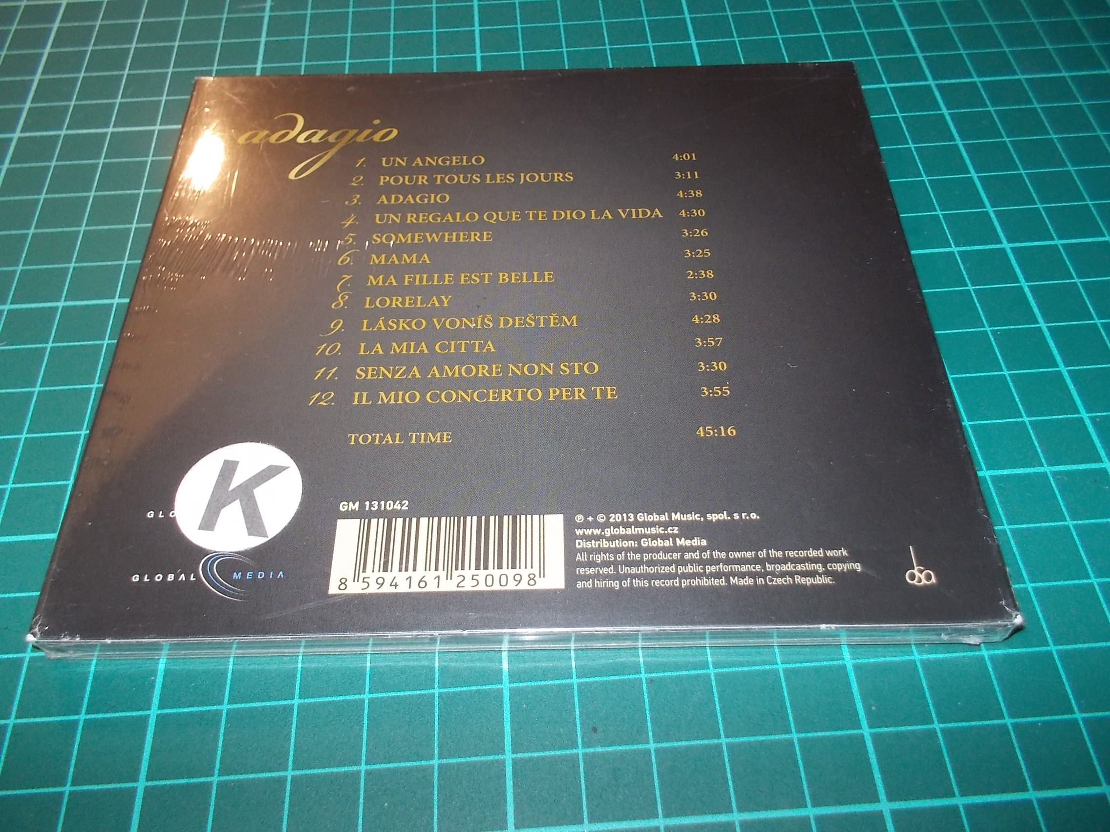 LA GIOIA - ADAGIO (CD) Digipack